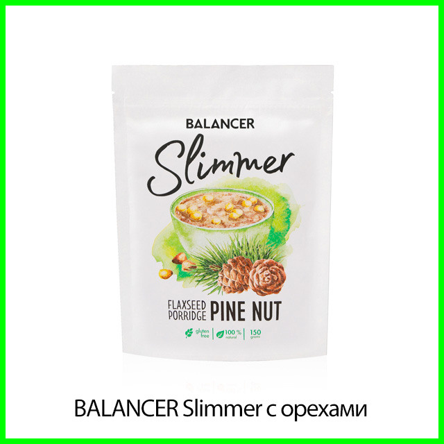 Льняная каша BALANCER Slimmer с кедровыми орехами Гринвей