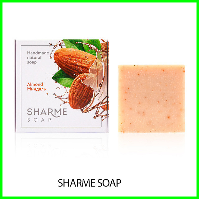 Твердое мыло Sharme soap с миндалем от Гринвей