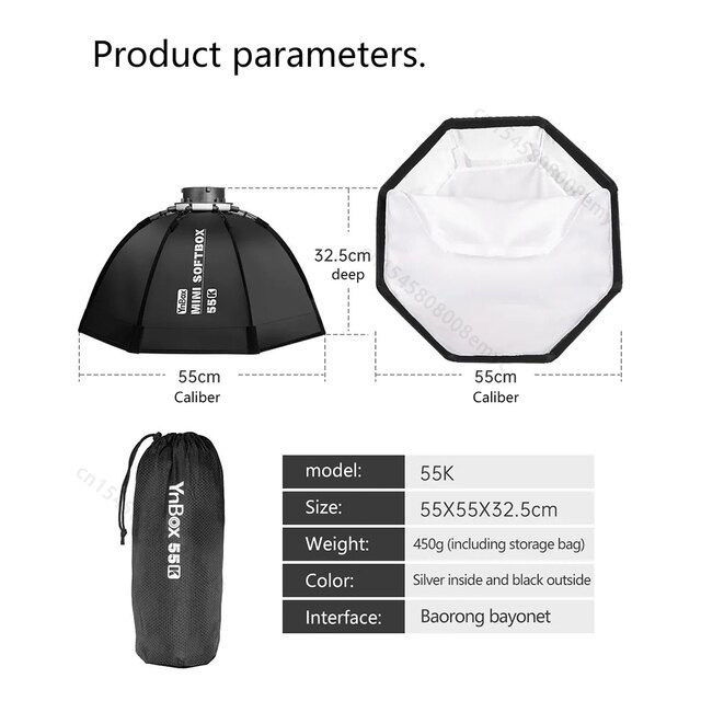 Складной октобокс YnBox 55K от Youngnuo. Alekseyes| фото- и видеосъемка для бизнеса в Кирове