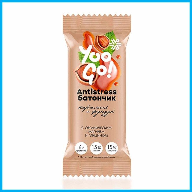 Батончик Антистресс (карамель и фундук) — Yoo Gо от Сибирское здоровье
