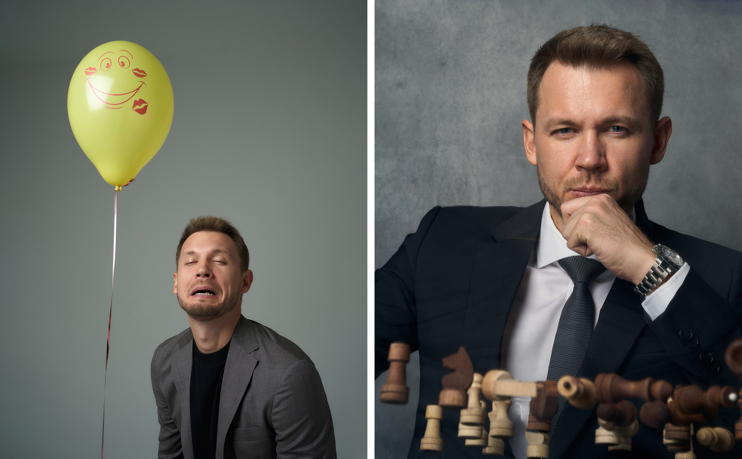 Интересные мужские портреты с идеей