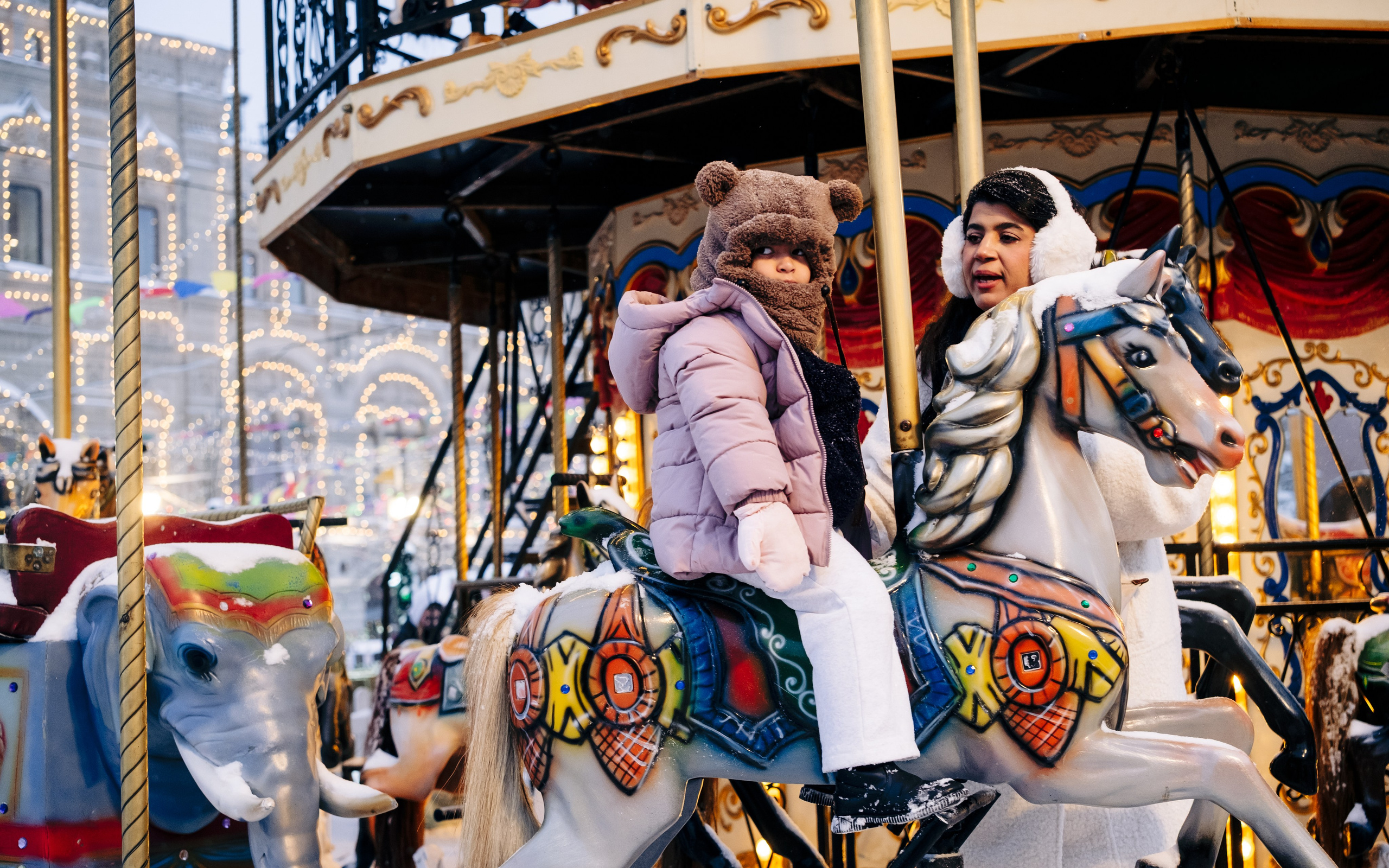 Снежная Москва. Репортажный фотограф в Москве Аида Исламова