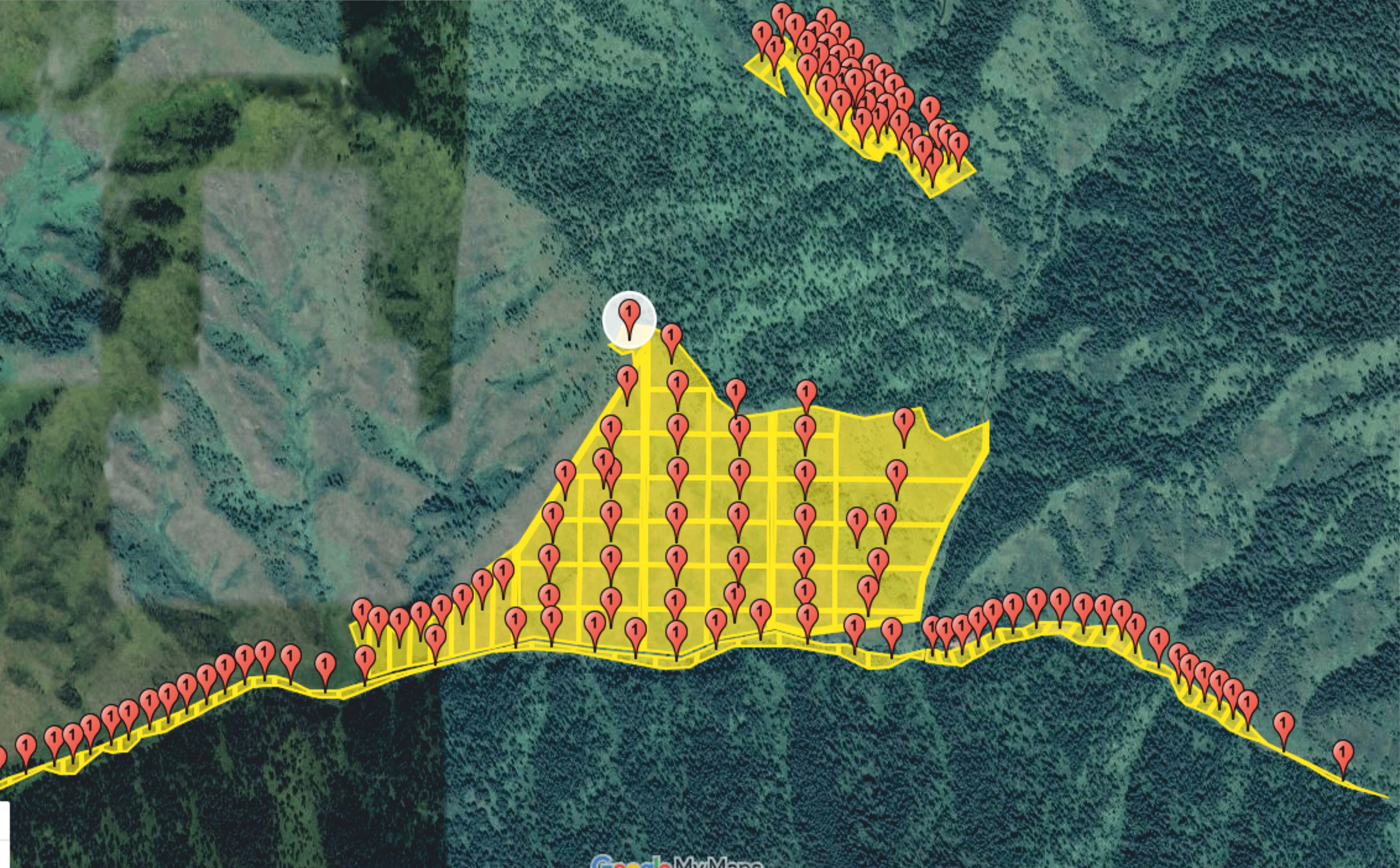 Участки под поселок ЧОБА  (р.ЧОБА). Банк земельных участков Алтая