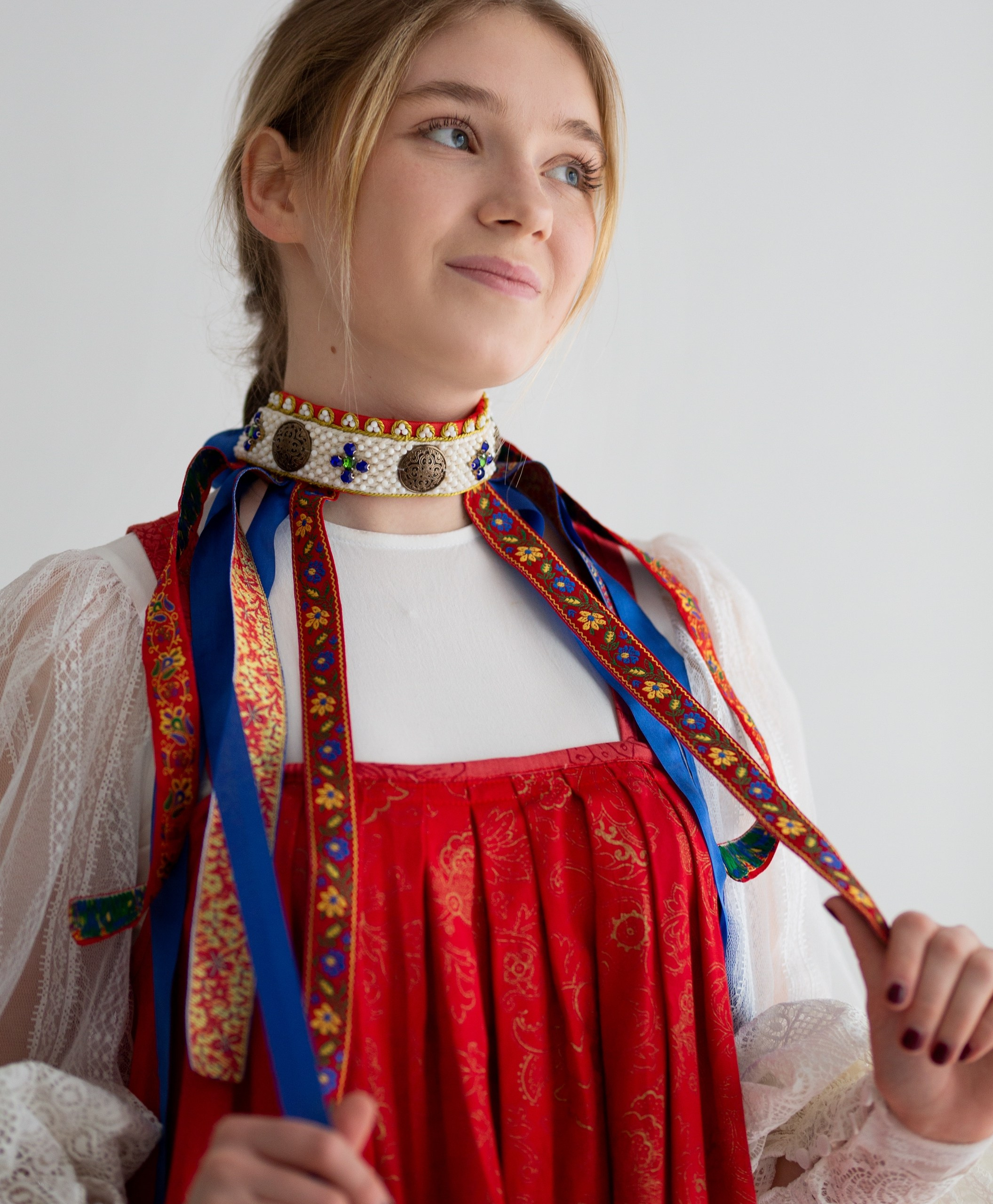 Славянские серьги ручной работы в русском стиле, этноукрашения из металла и бисера