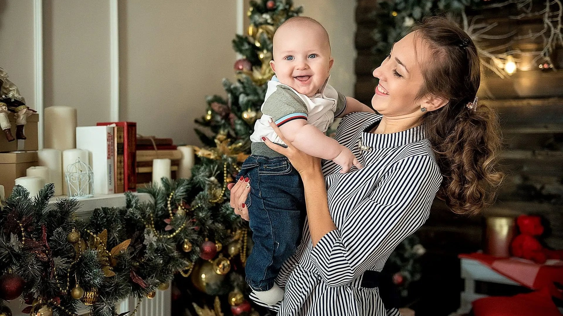 Семейная новогодняя фотосессия с детьми в Ростове на Дону
