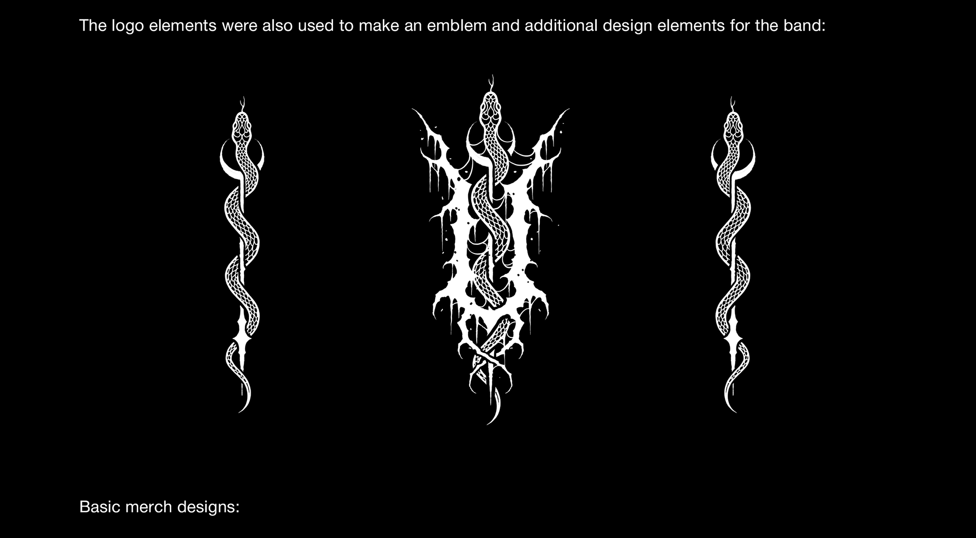 Locusta - metal emblem design