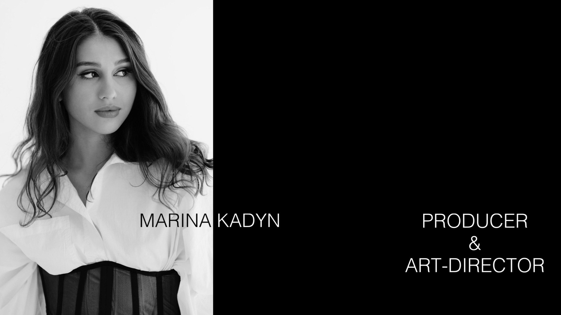 Креативный продюсер и арт-директор в Санкт-Петербурге Марина Кадын