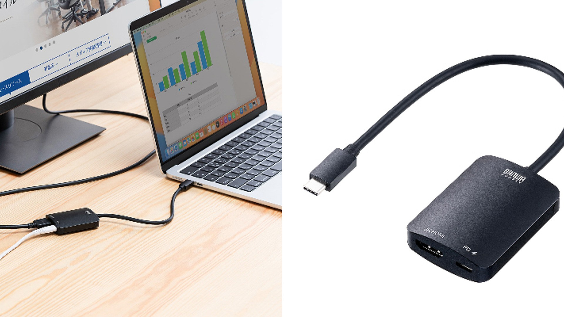 Sanwa Supply, адаптер преобразования Type-C в HDMI. Фотограф — видеограф в Москве Дмитрий Менделеев