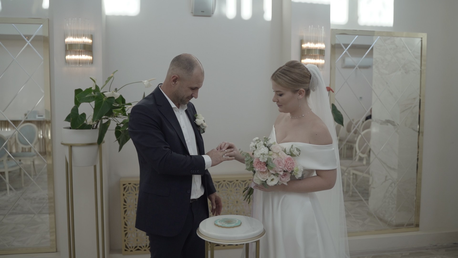 церемония регистрации брака во&nbsp;дворце бракосочетания 4
