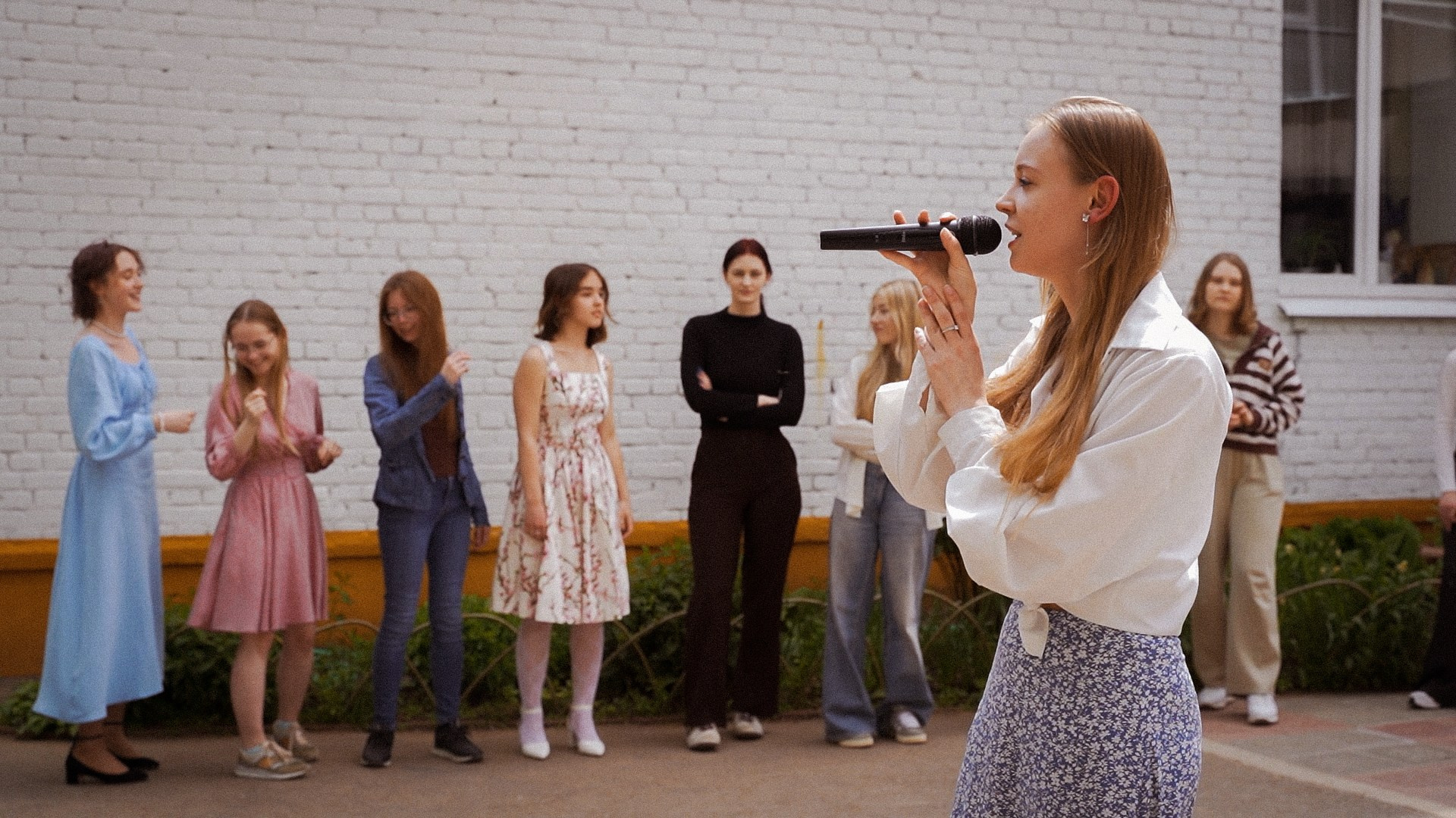 Видеосъёмка в школе. Ирина Сказкина видеограф в г. Обнинске