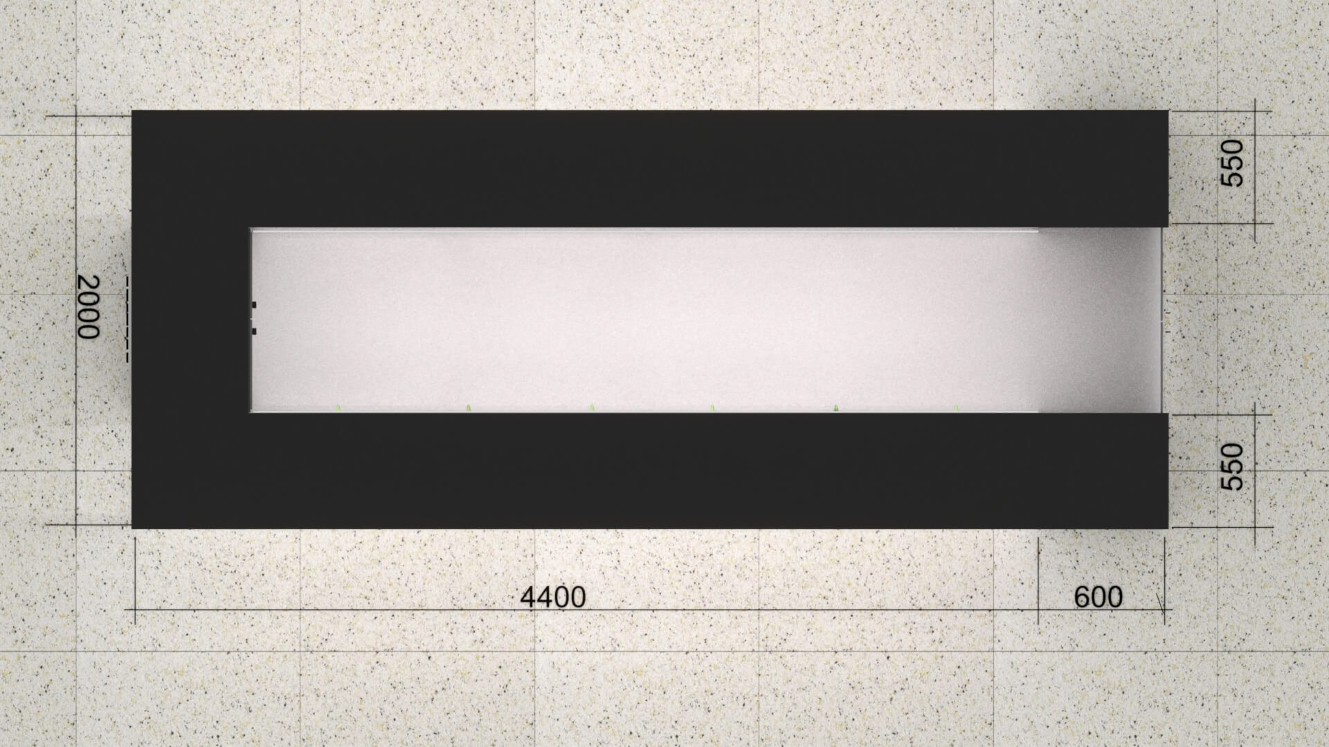 3D-визуализация островка по продаже цветов — Москва | Портфолио