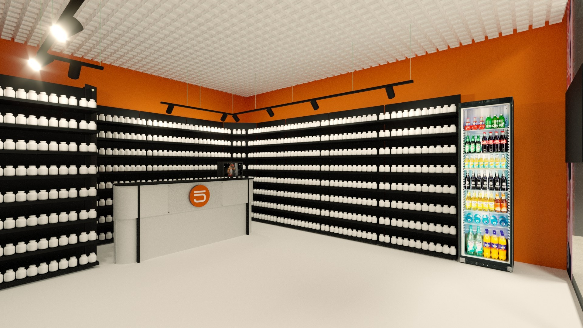 Визуализация магазина спортивного питания