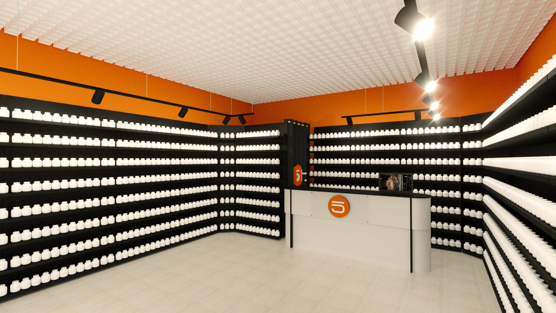 Визуализация магазина спортивного питания