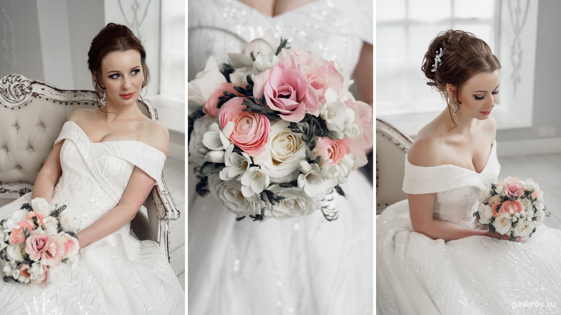 Невеста с букетом цветов в белом зале . Как сделать свою свадьбу лучше и дешевле. 5 советов Свадебная фотосъемка в Москве. Свадебный фотограф в Москве Сергей Гаварос. — Круто снимаю любые свадьбы! — Помогу с позированием и подбором локаций Доступные цены.