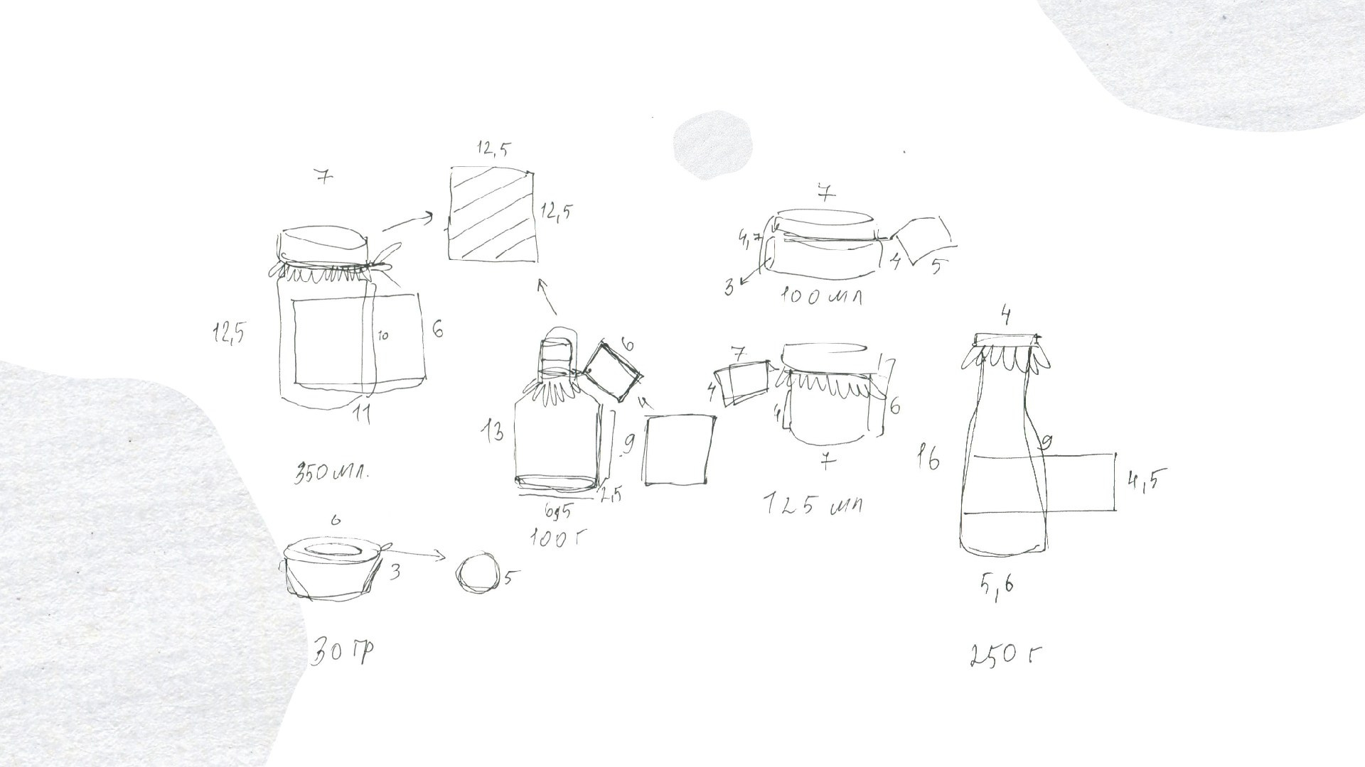 Серия этикеток “Таёжный вкус”