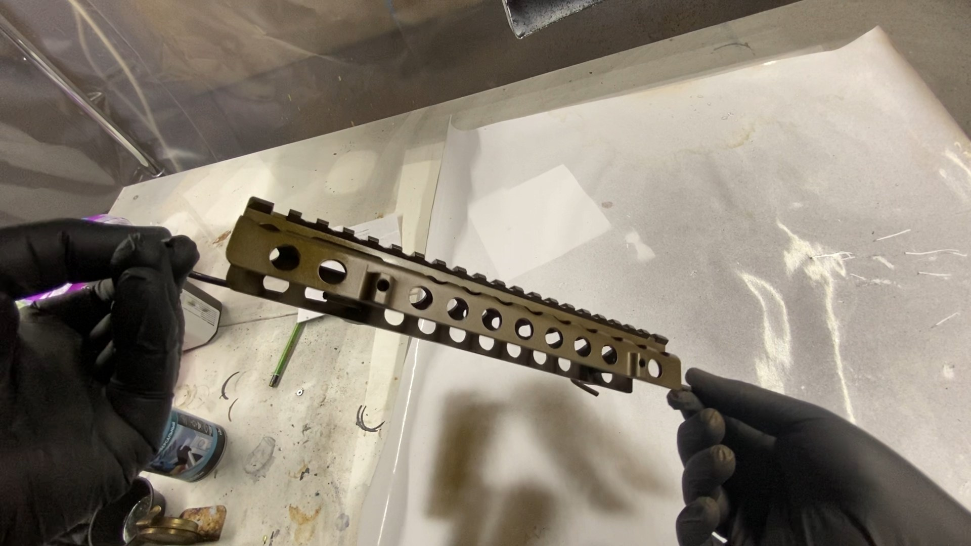 Как проходит покраска страйкбольного оружия в Cerakote. Страйкбольная мастерская Бигич Воркшоп