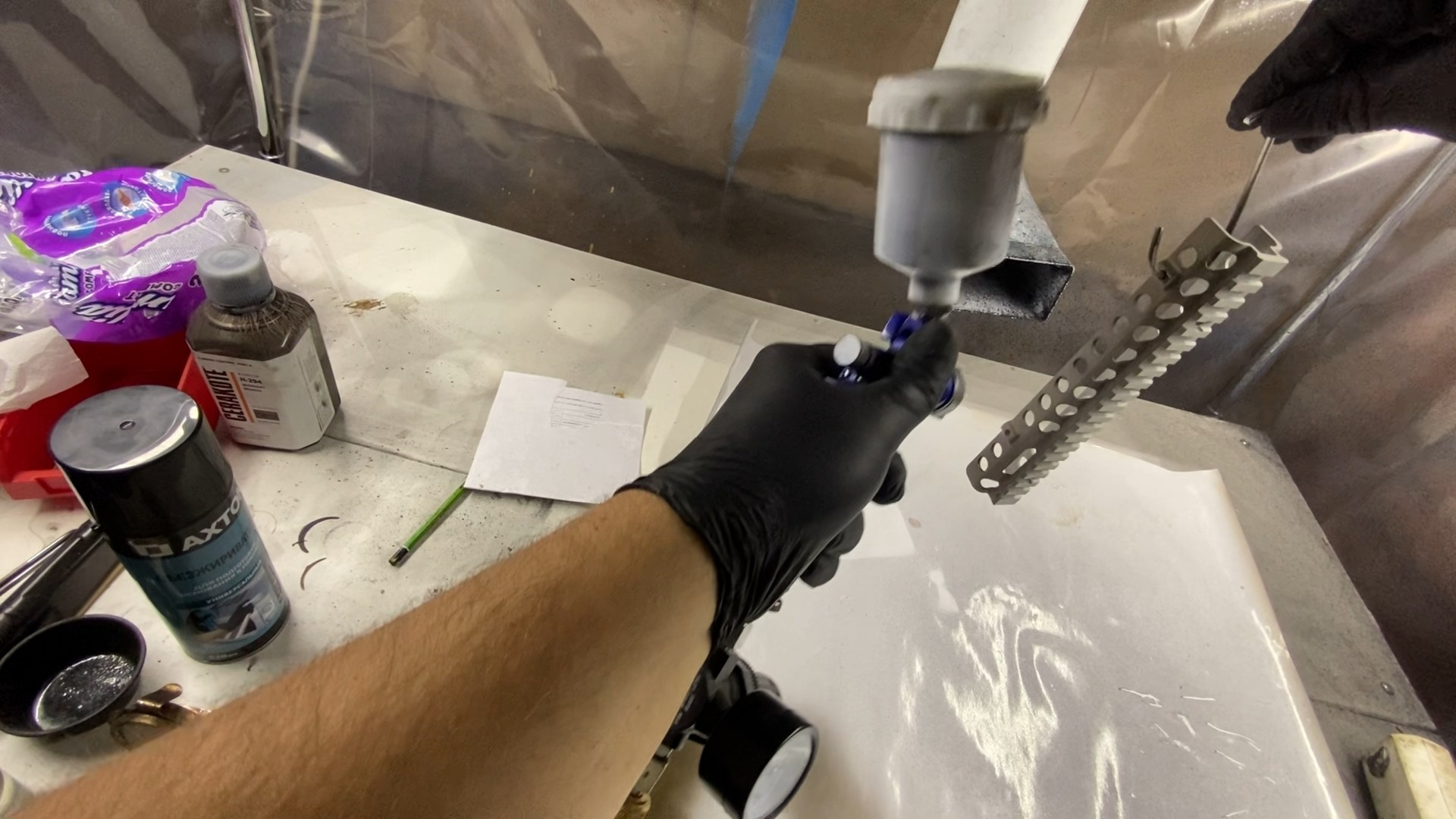 Как проходит покраска страйкбольного оружия в Cerakote. Страйкбольная мастерская Бигич Воркшоп