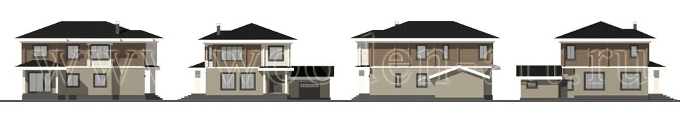 «Булгаково» 319 кв. м. Проекты деревянных домов