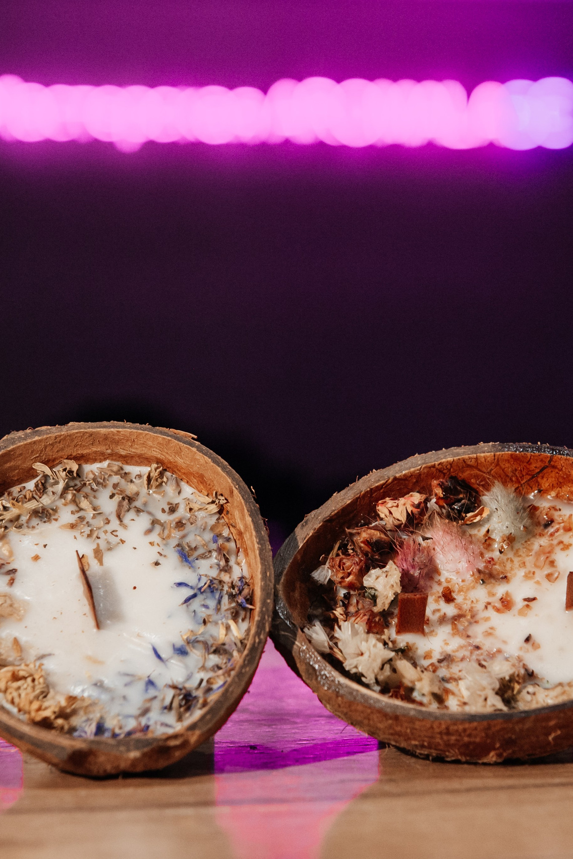 Мастер-класс по изготовлению свеч из соевого воска в кокосе