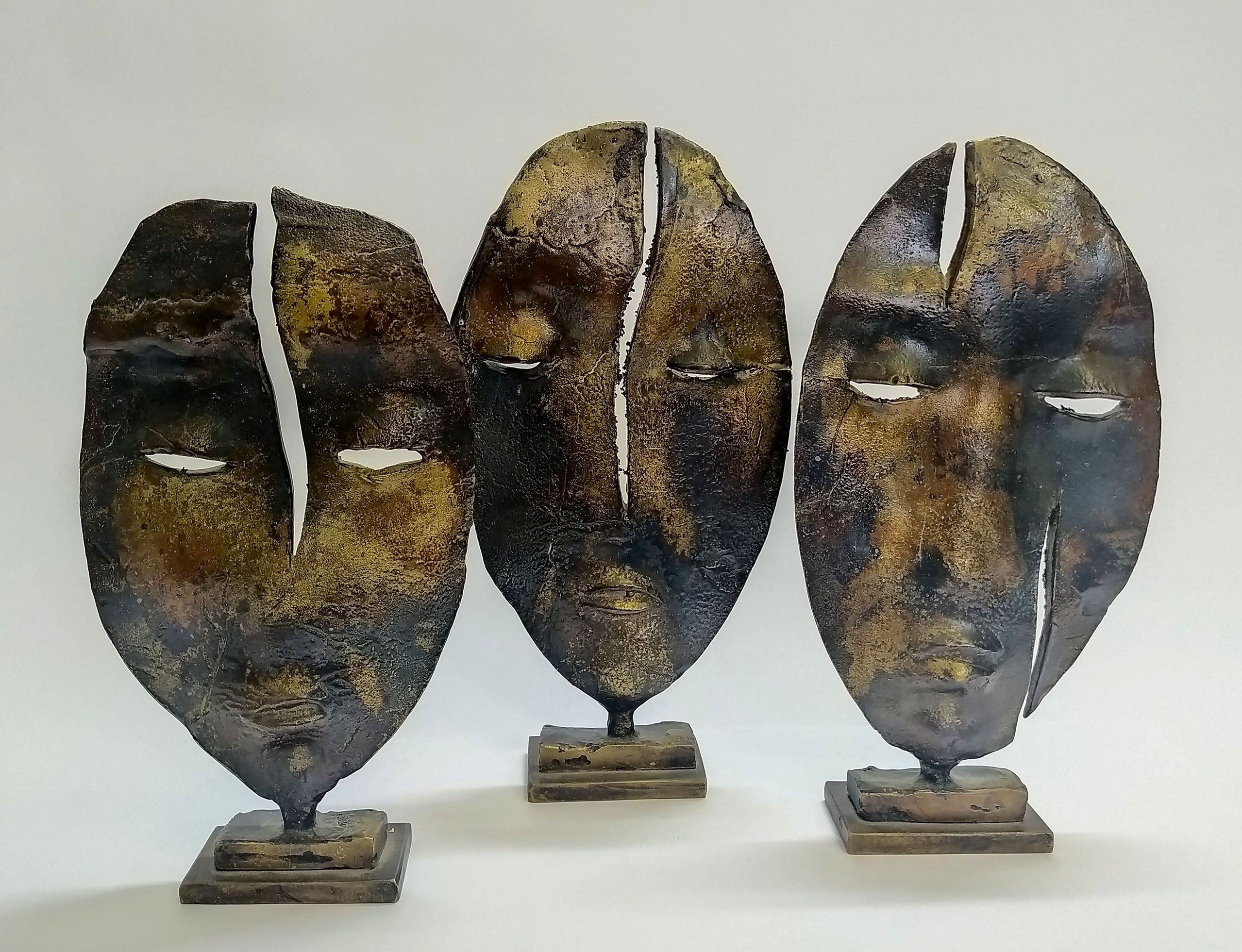 Юрий Шикин скульптура «Химеры» триптих. Декор для дома