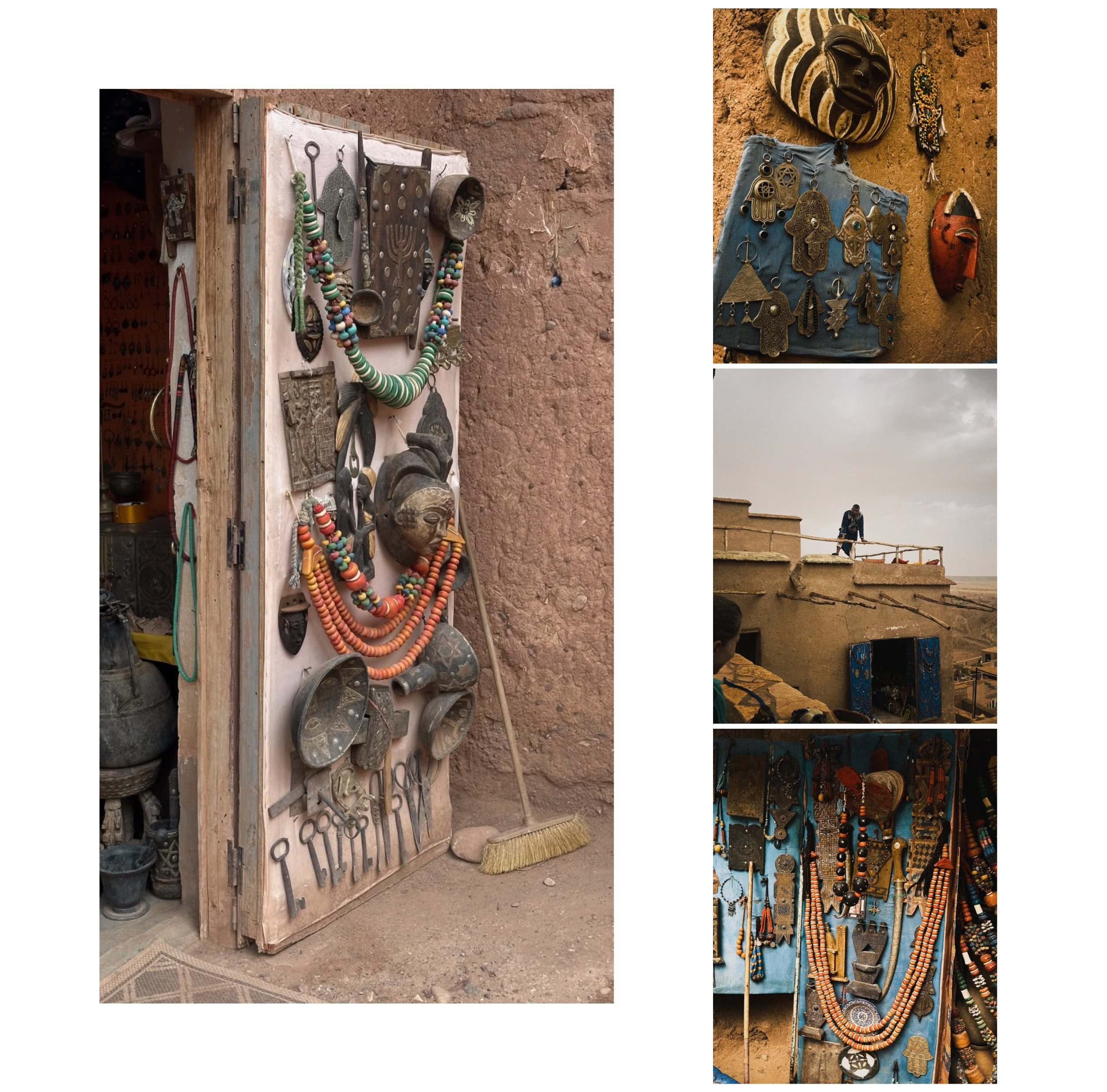 традиционные берберские украшения Марокко серебро коралловые бусины