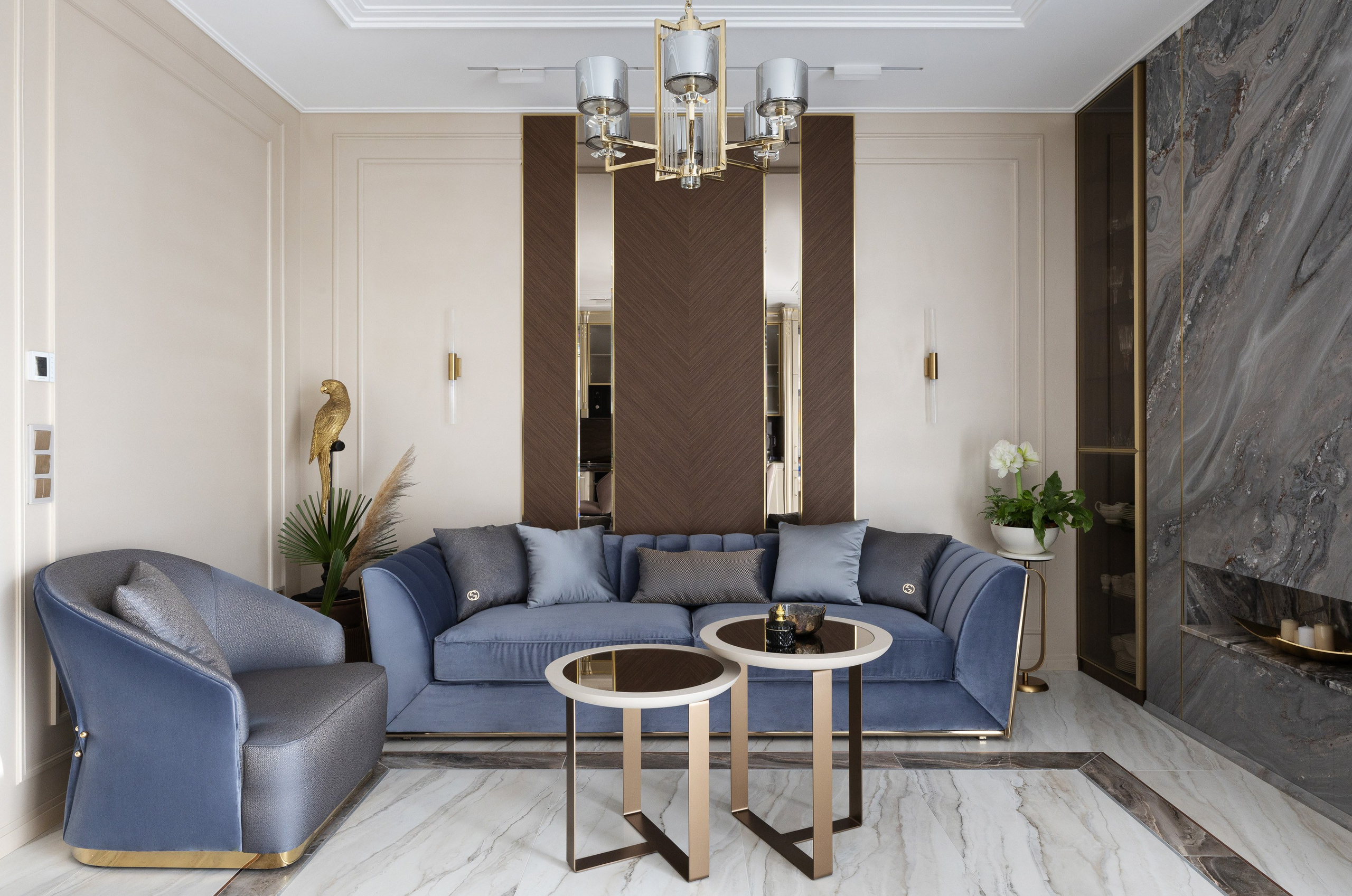 Интерьер частного дома, дизайнер Евгения Тисленко