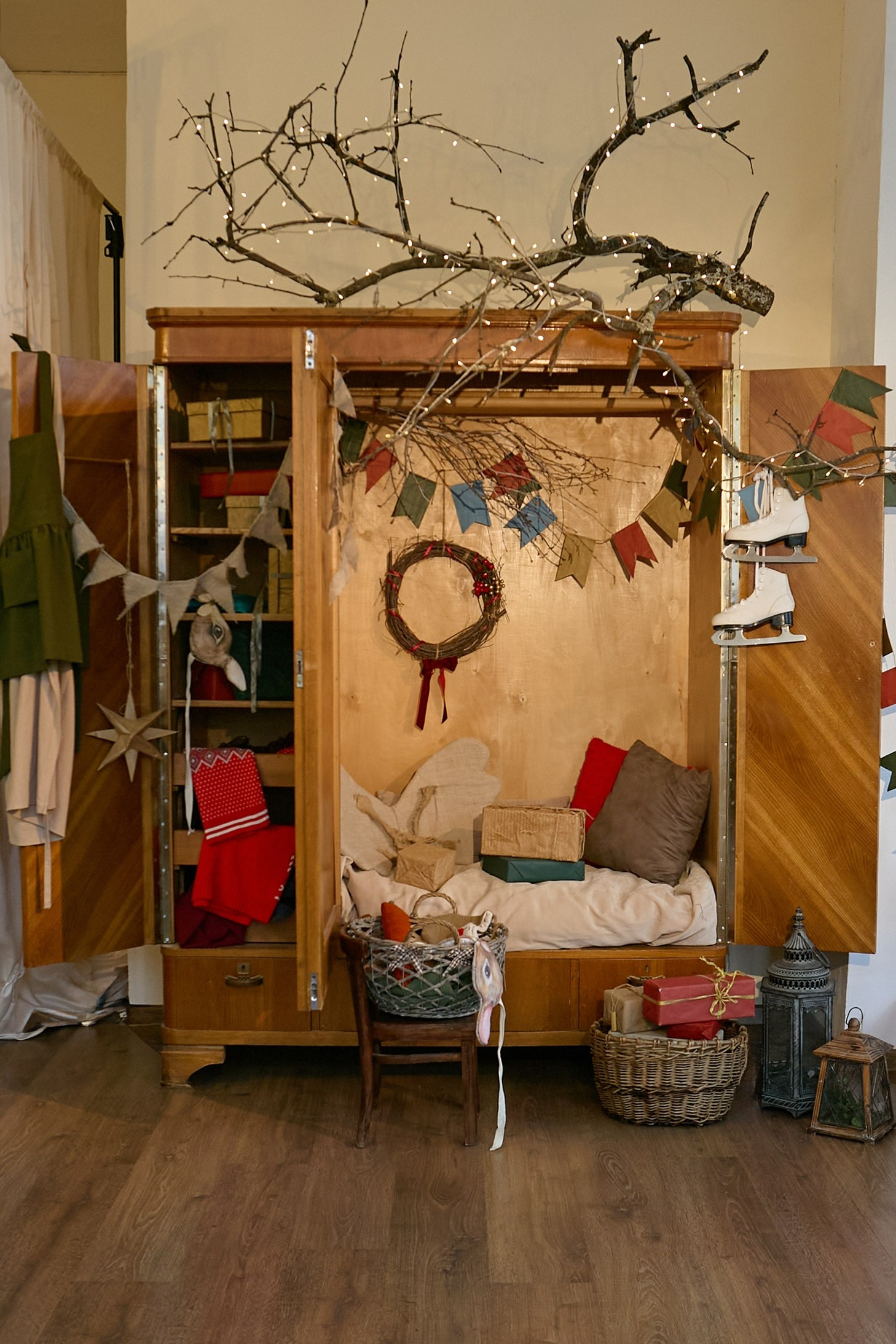 Нетривиальные идеи залов для новогодней съемки. Портретный и семейный фотограф в Санкт-Петербурге Чугунова Анастасия