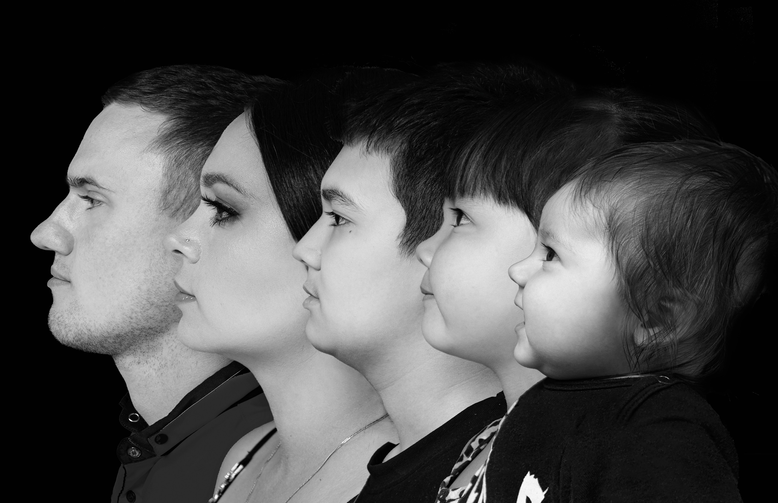 Семейная съемка поколения.