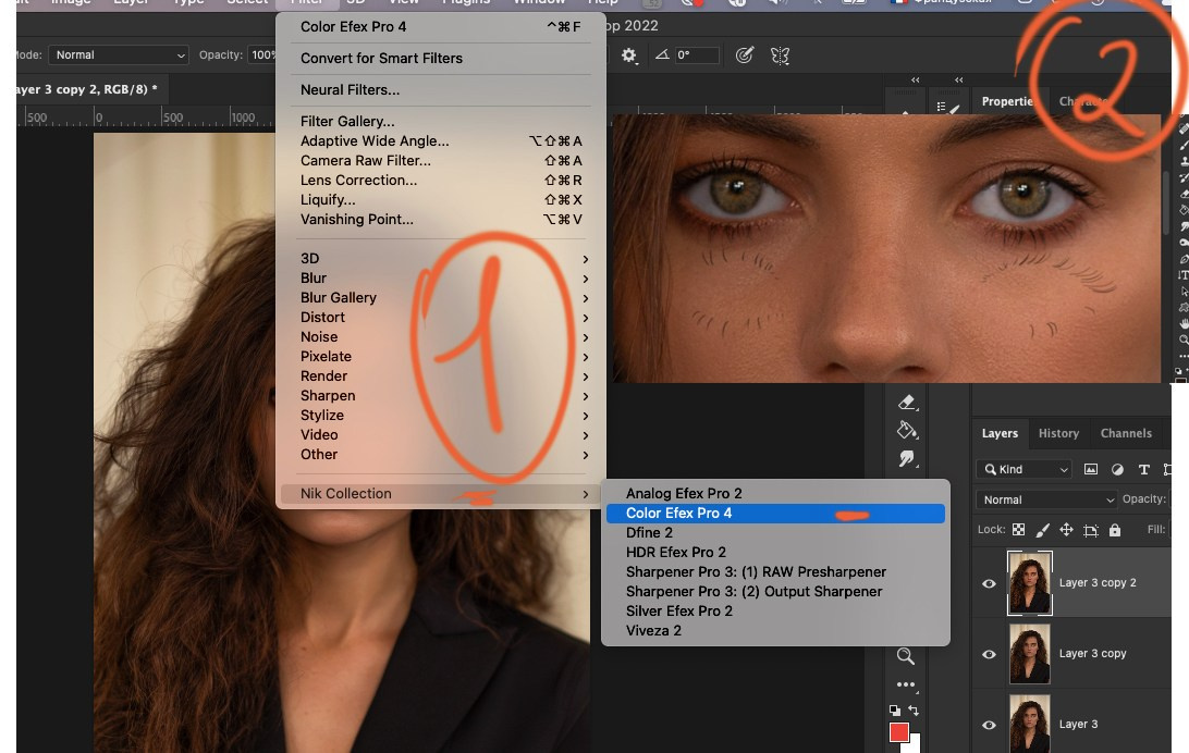 Retouching Training/Headshot Retouching Algorithm. AI Photo Retoucher and Image Restorer Zhanna Ognivo