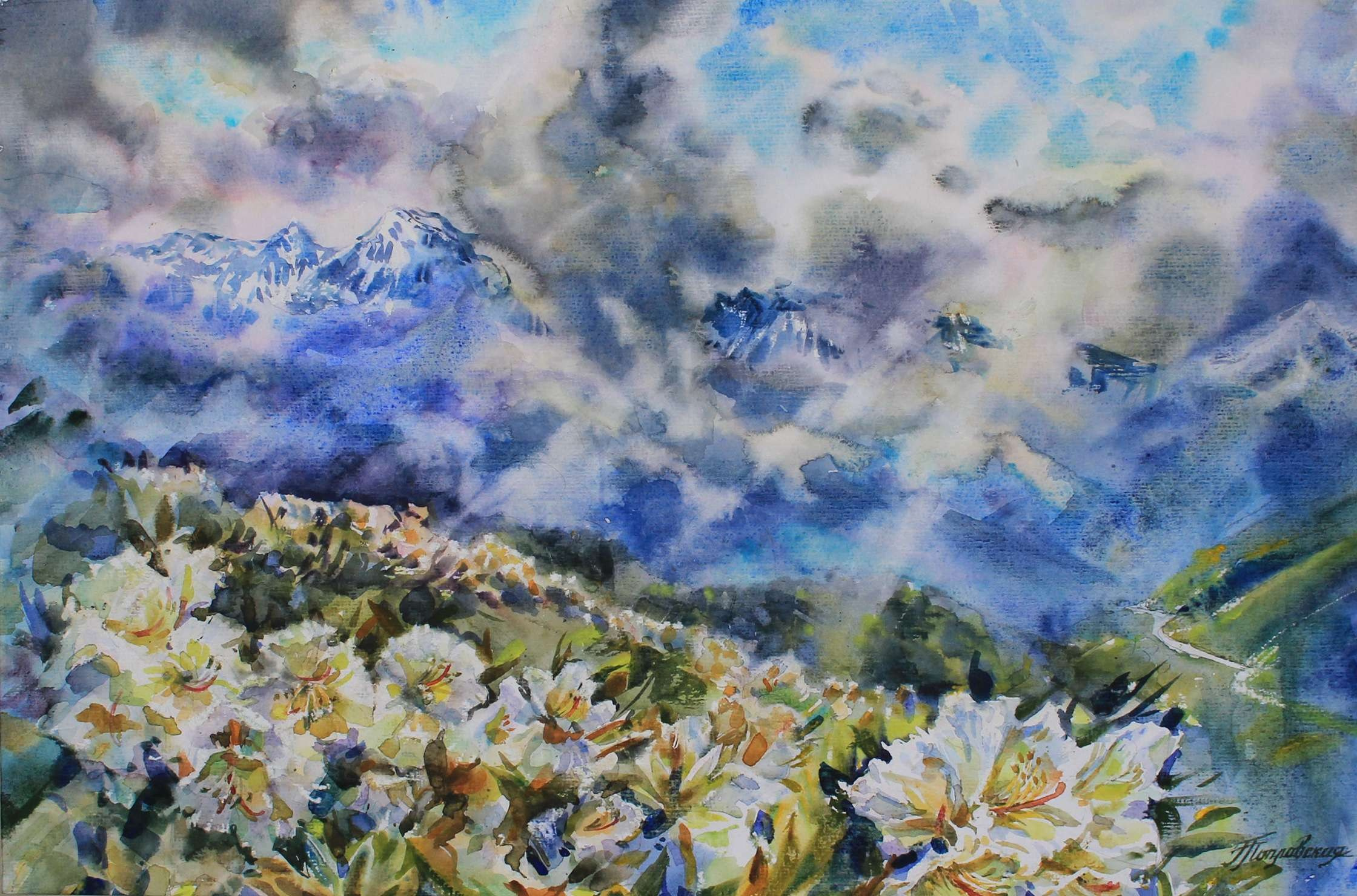 Пейзажи художника Галины Поплавской. Свет акварели Галины Поплавской