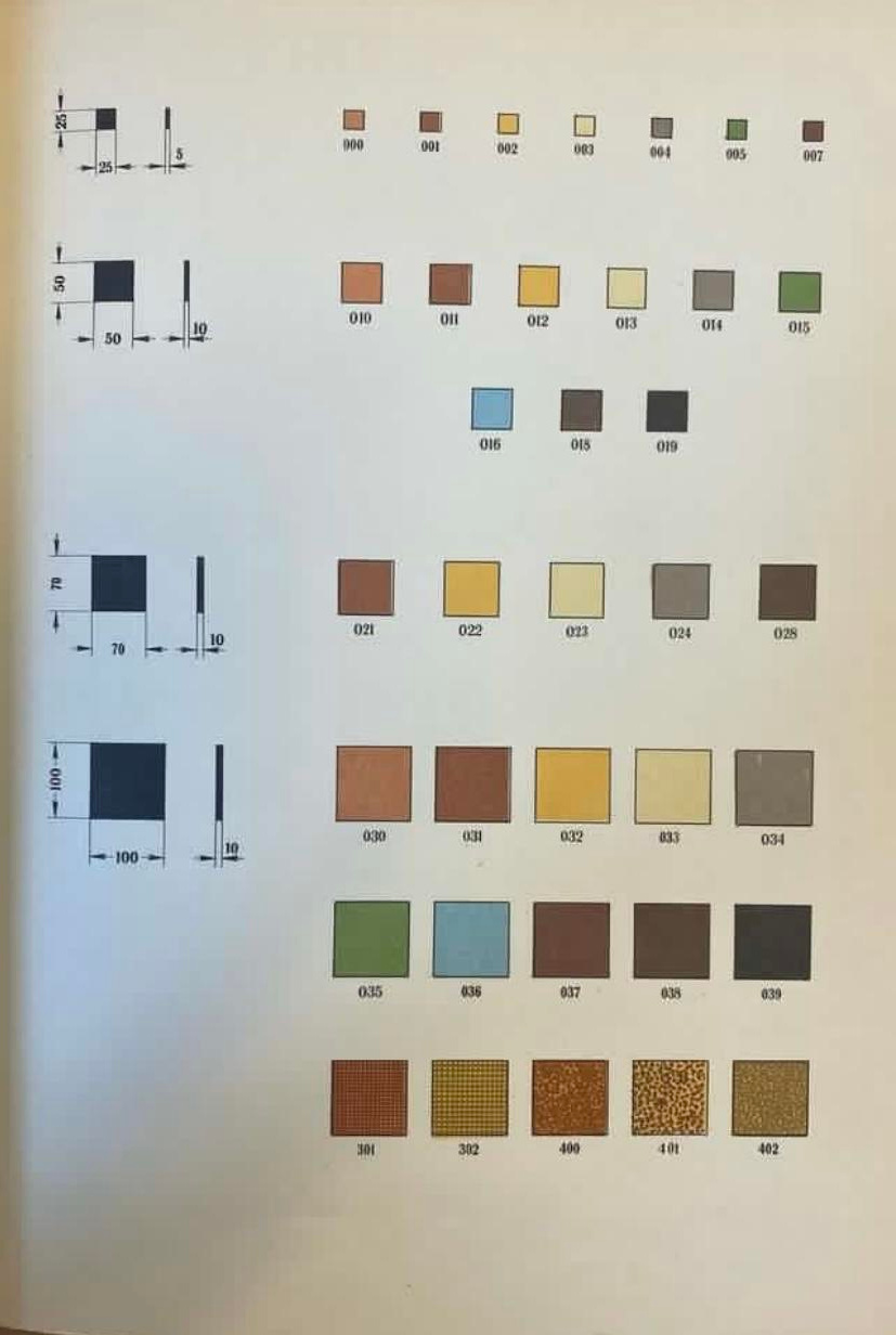 Каталог Главстройкерамика. Метлахская плитка парадных Санкт-Петербурга