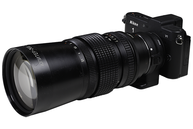Nikon 1 V1 Camera with Upiter-36 250mm f/3.5. Examples of RAW files