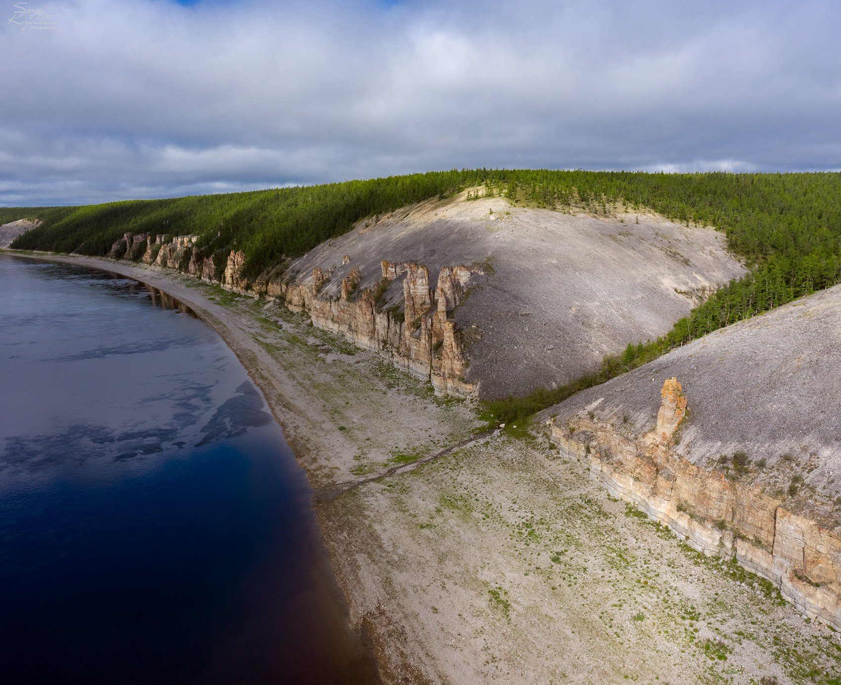 Река Оленёк, нижнее течение