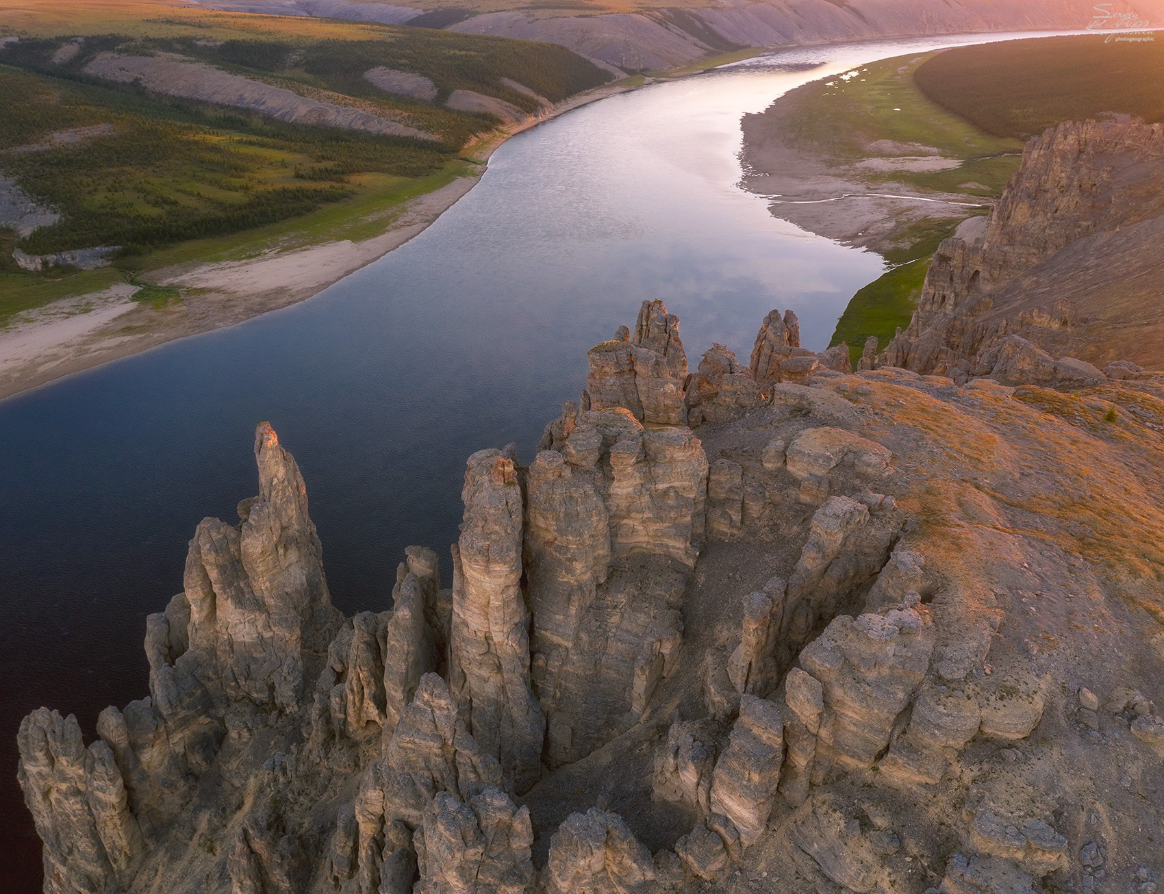 Река Оленёк, нижнее течение