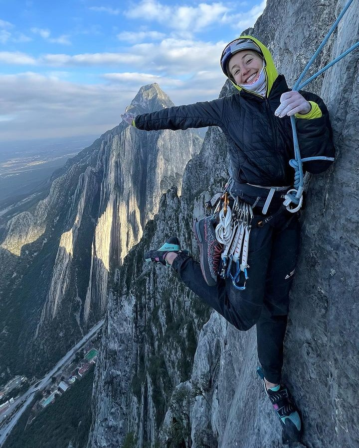 Sasha DiGiulian and ‘Mango’ Ordonez have climbed the Sendero Luminoso route. “Steel Angel”: women’s climbing award