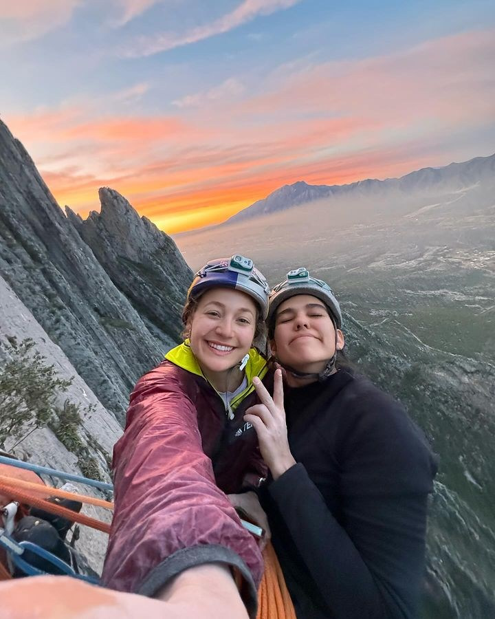 Sasha DiGiulian and ‘Mango’ Ordonez have climbed the Sendero Luminoso route. “Steel Angel”: women’s climbing award