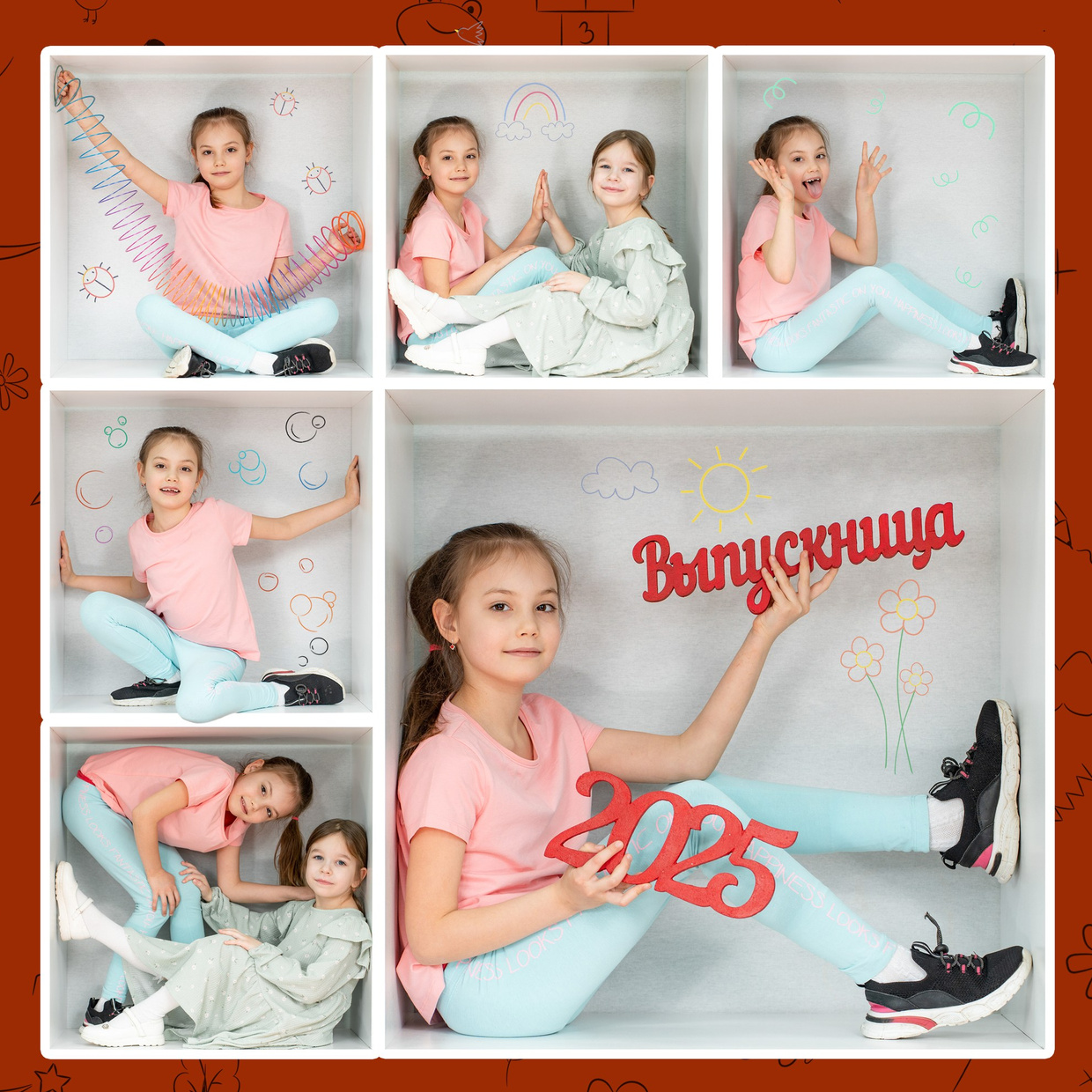 Альбом выпускника. Улыбка выездная фотостудия Красноярск