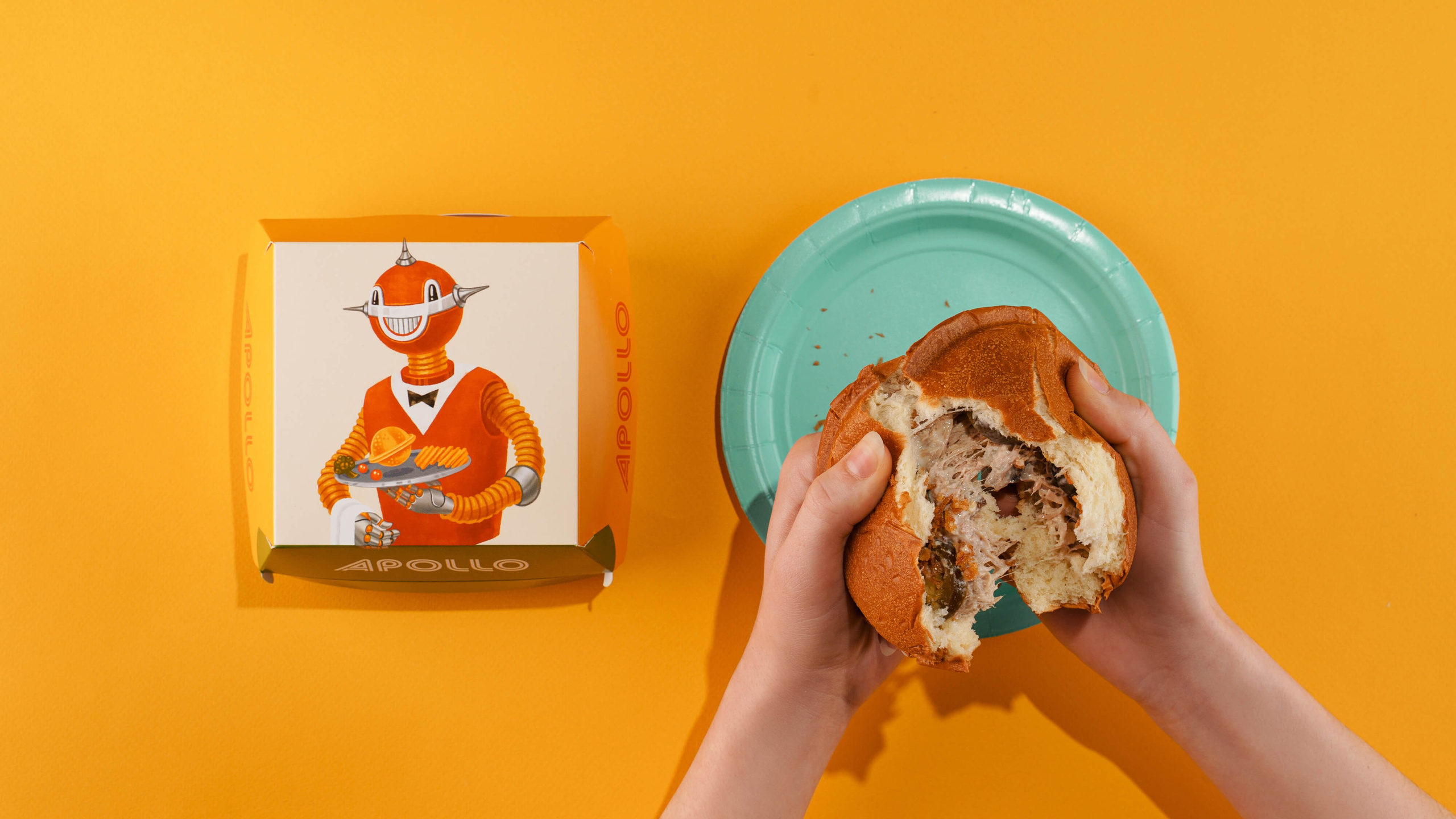 Фуд-съемка для дайнера, кафе быстрого питания