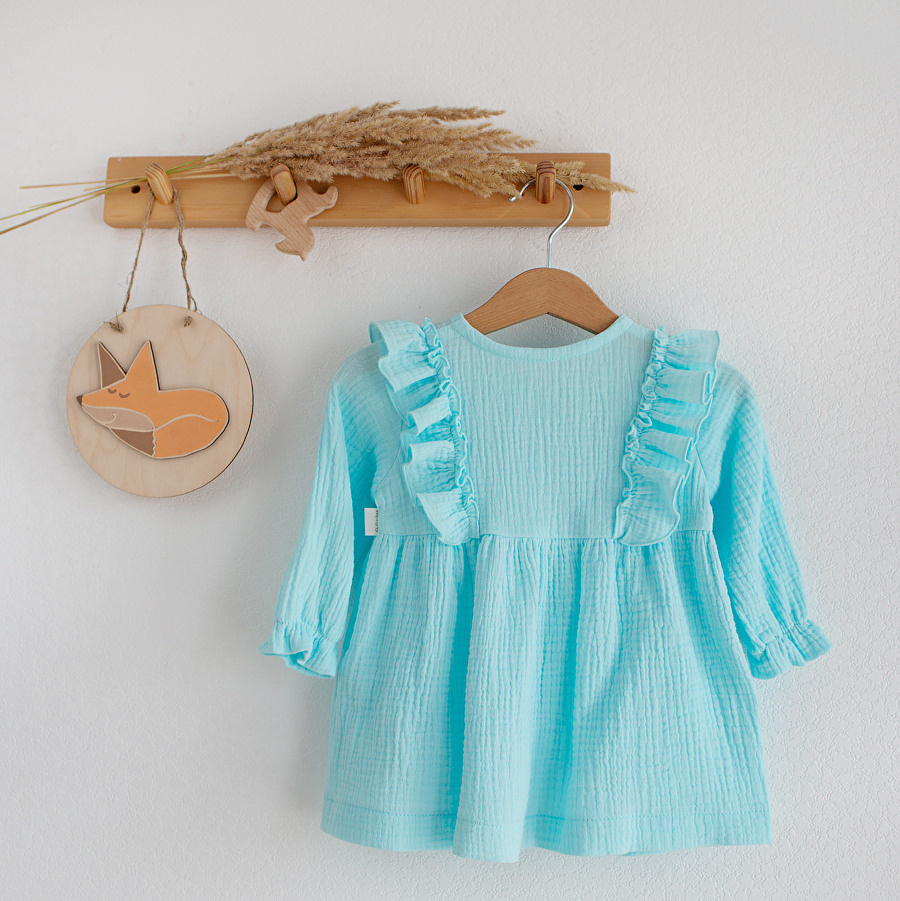 N-066 Платье тиффани 74. Эко-одежда для детей