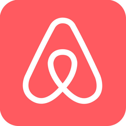 Логотип сайта с объявлениями по недвижимости airbnb