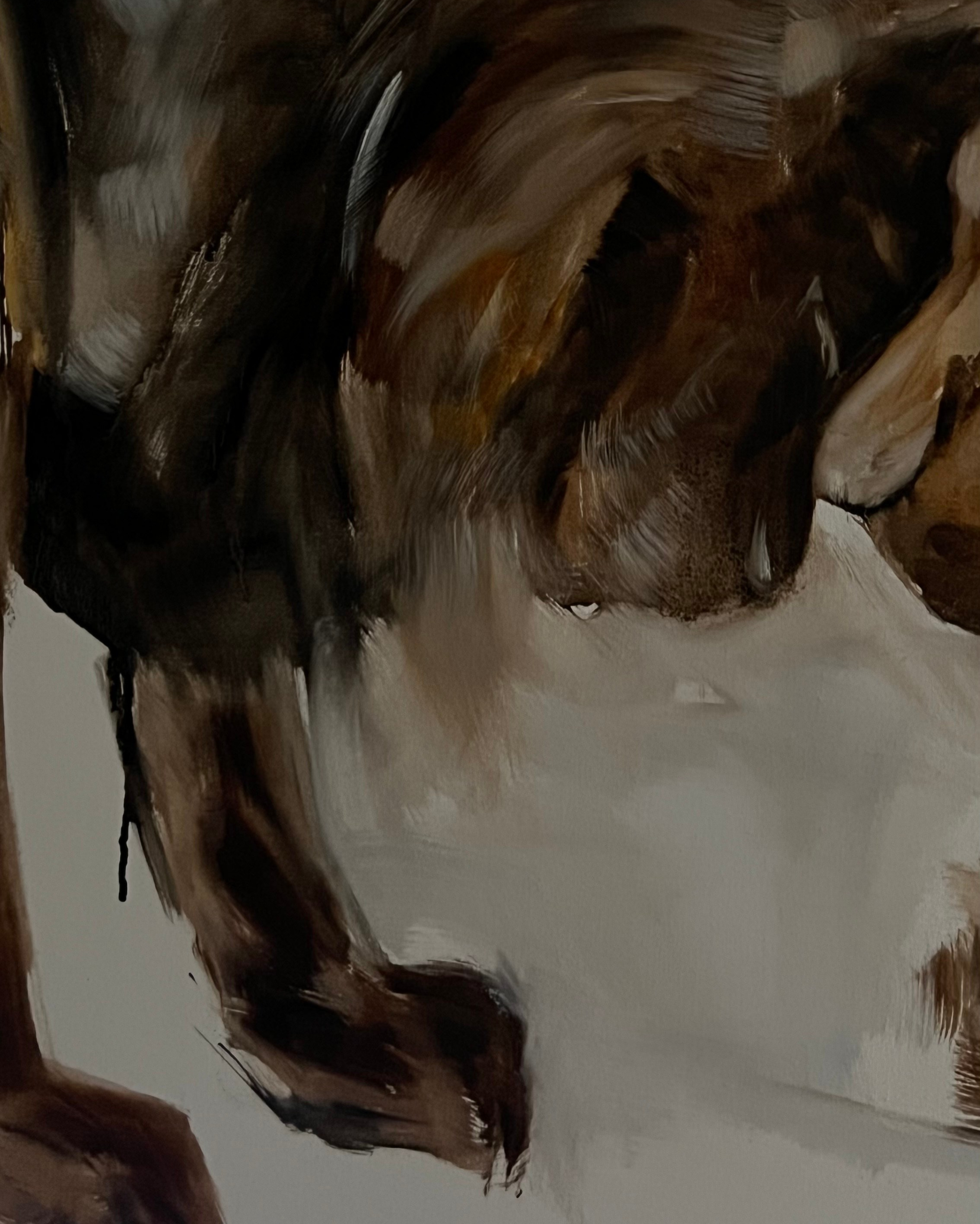 Арина Кузнецова художник фотограф интуитивная живопись серия картин Лев посредник бога 