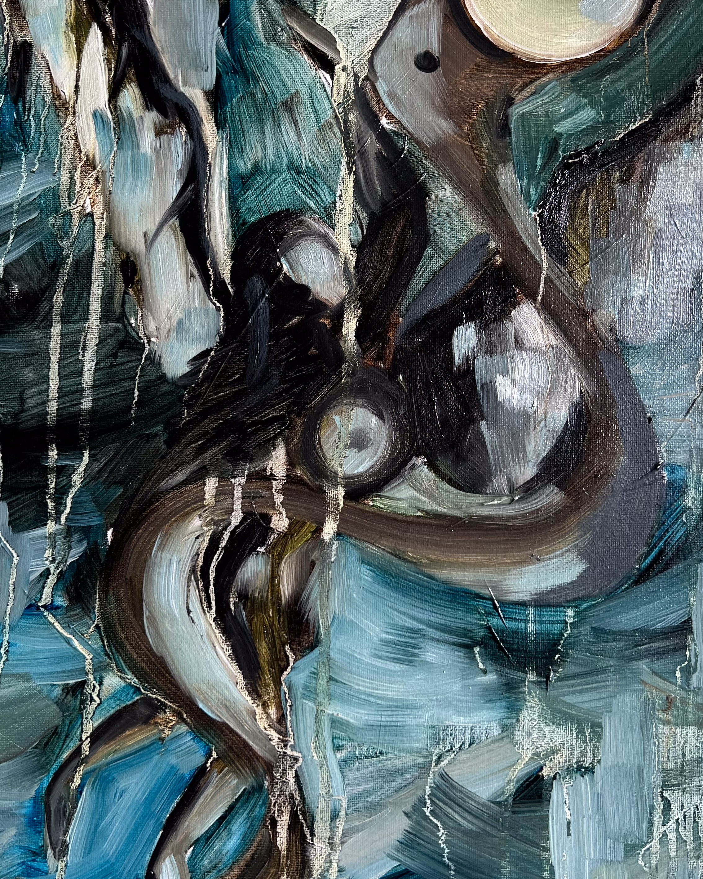 Арина Кузнецова художник фотограф интуитивная живопись серия картин демоны