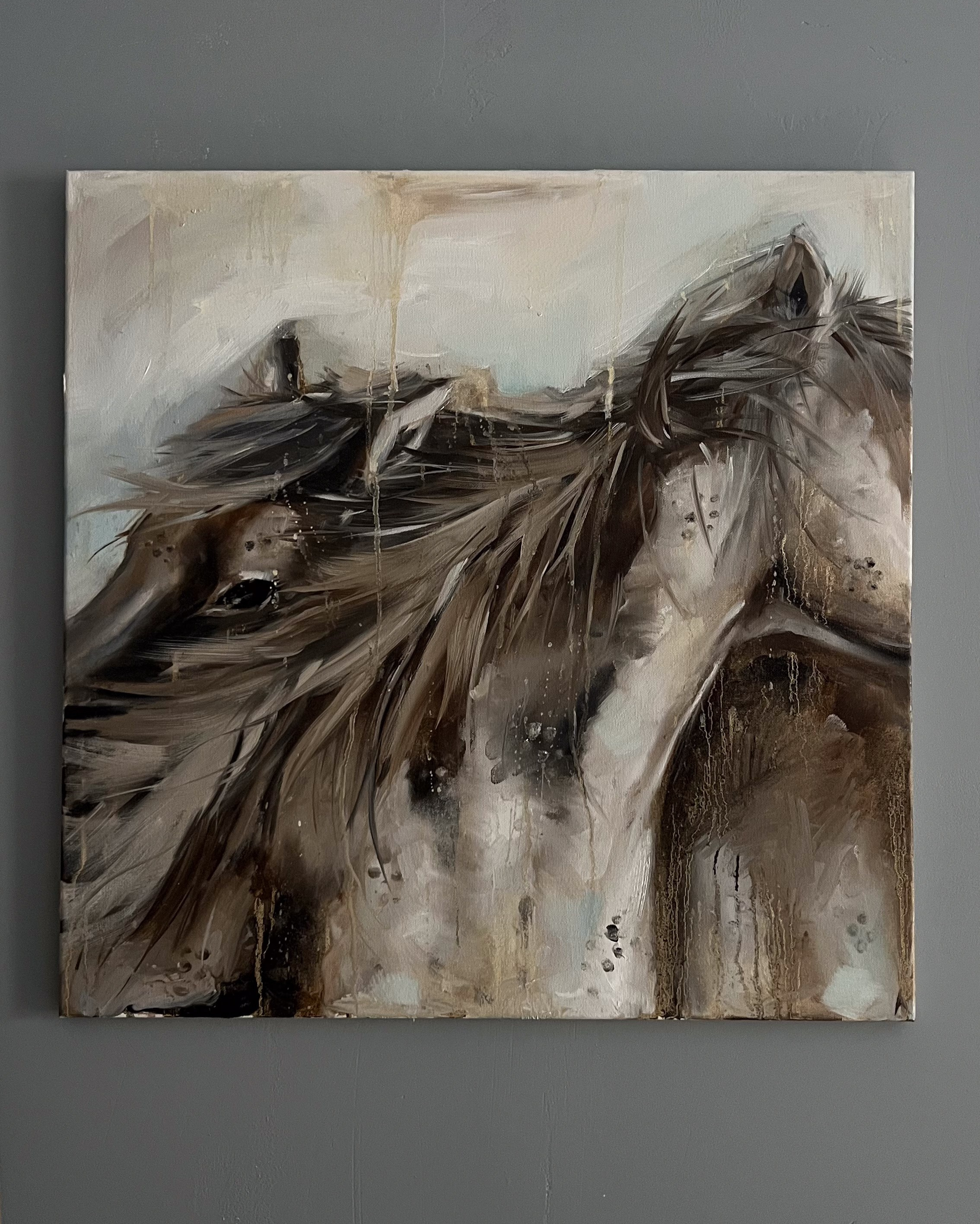 Арина Кузнецова Худоджник фотограф Арина Кузнецова серия картин Кони Мечтать как чувстовать картина нежность