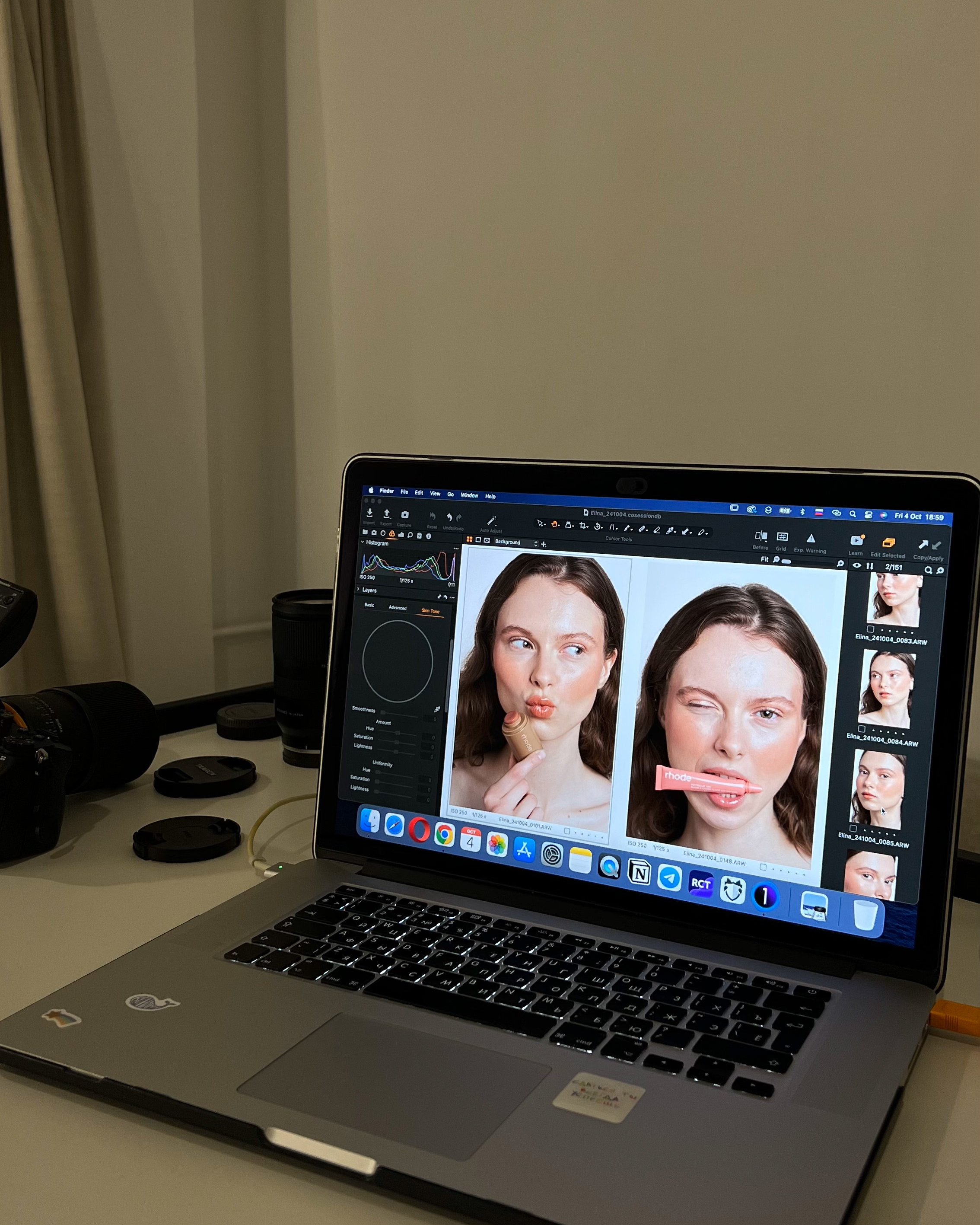 Съемка в ноутбук или на playback