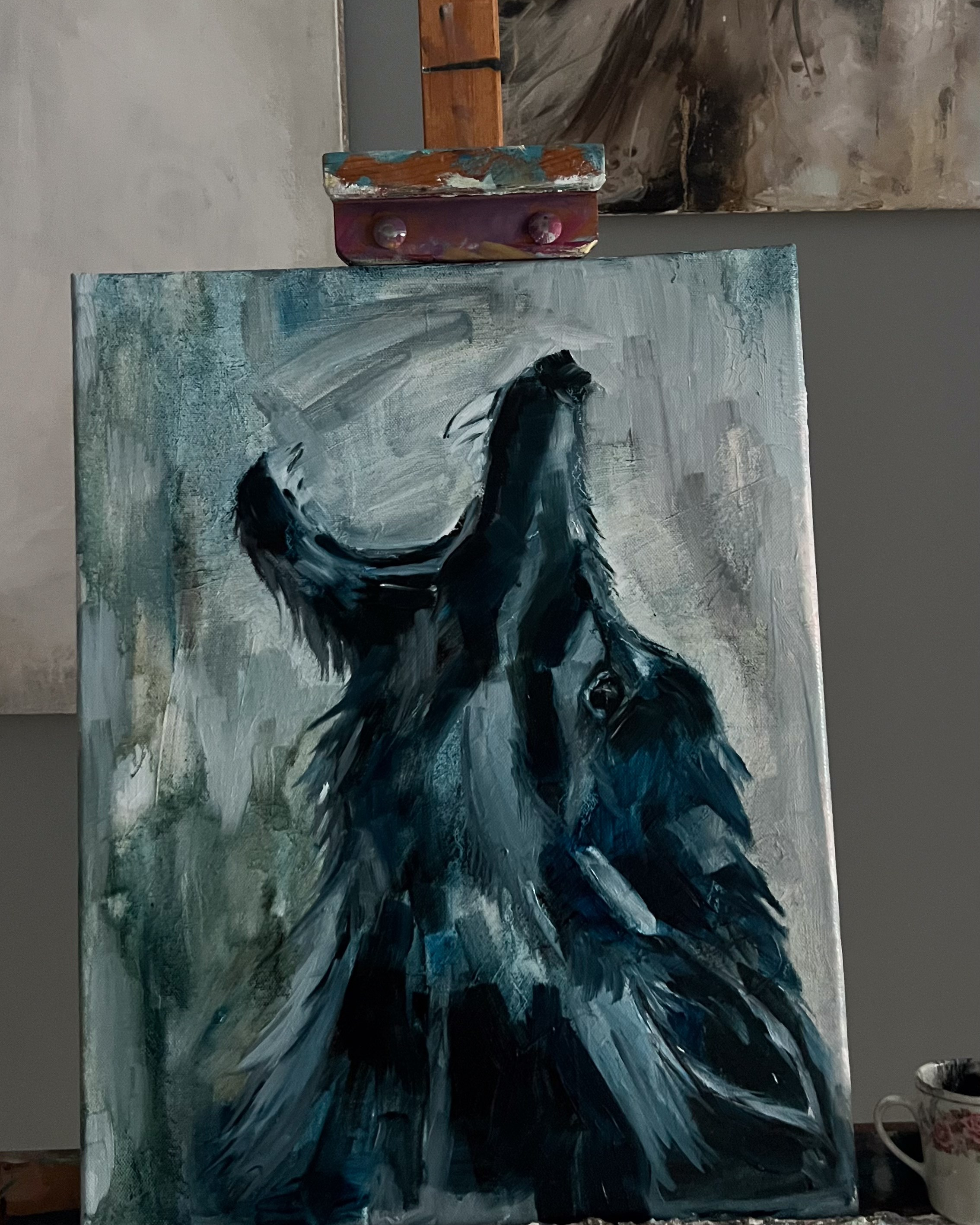 Арина Кузнецова художник фотограф интуитивная живопись серия картин демоны