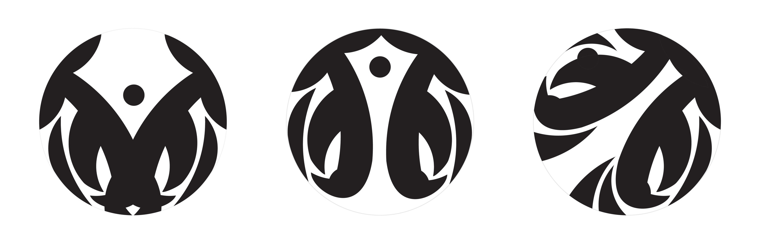 Tribal pendants minimalistic