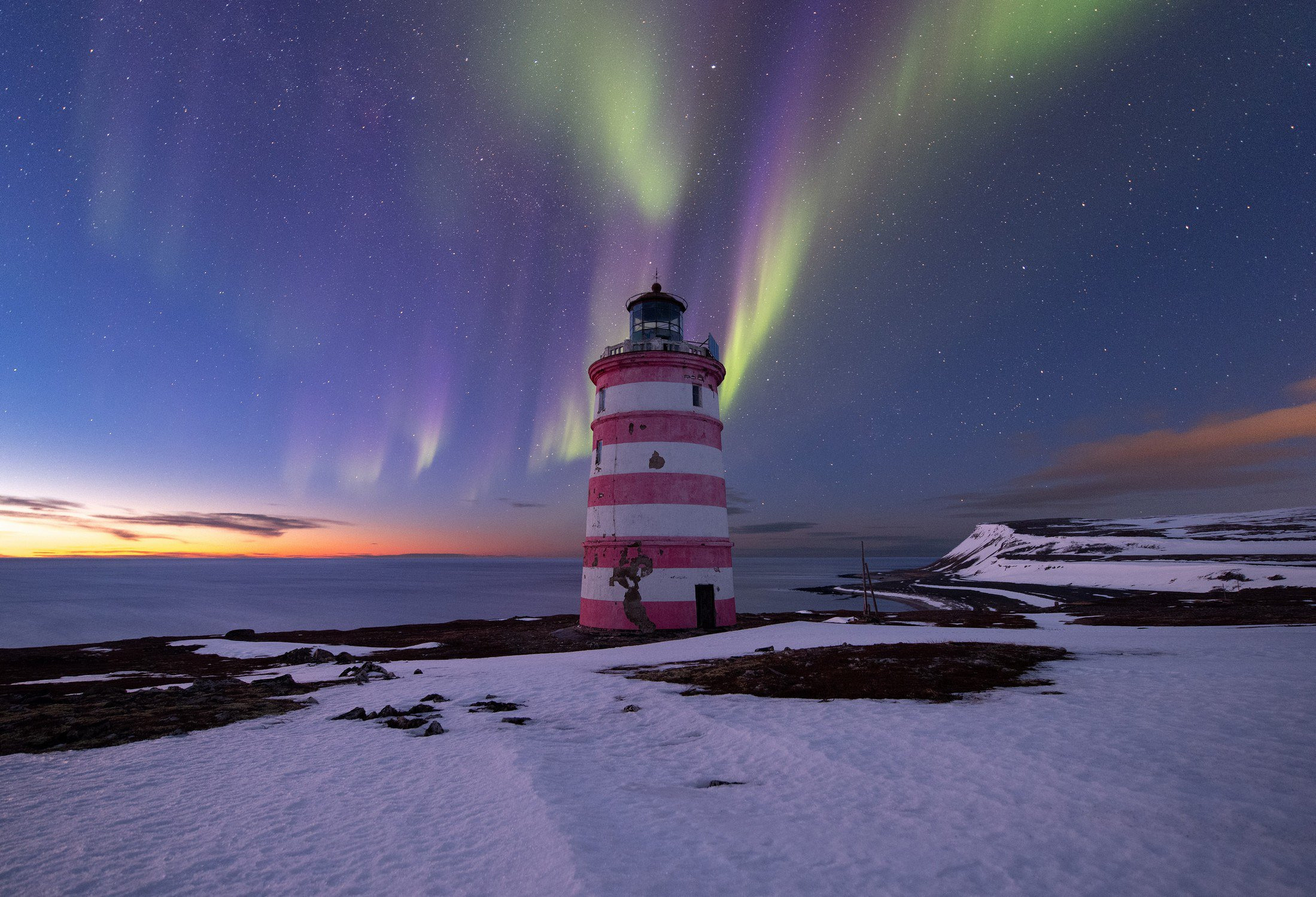 Северное сияние. Фотограф Тимофей Юров Москва
