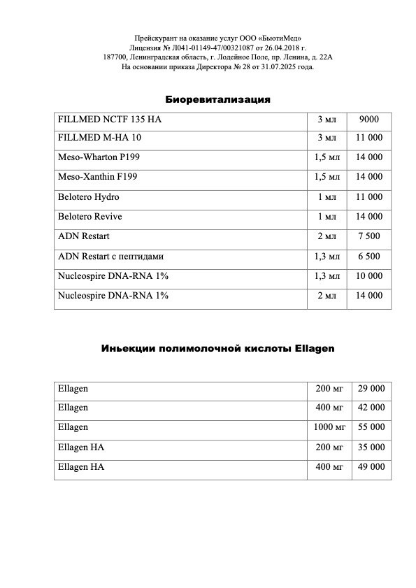 Инъекционные методики. Клиника здоровья и красоты «Бьюти Мед Про» г. Лодейное Поле