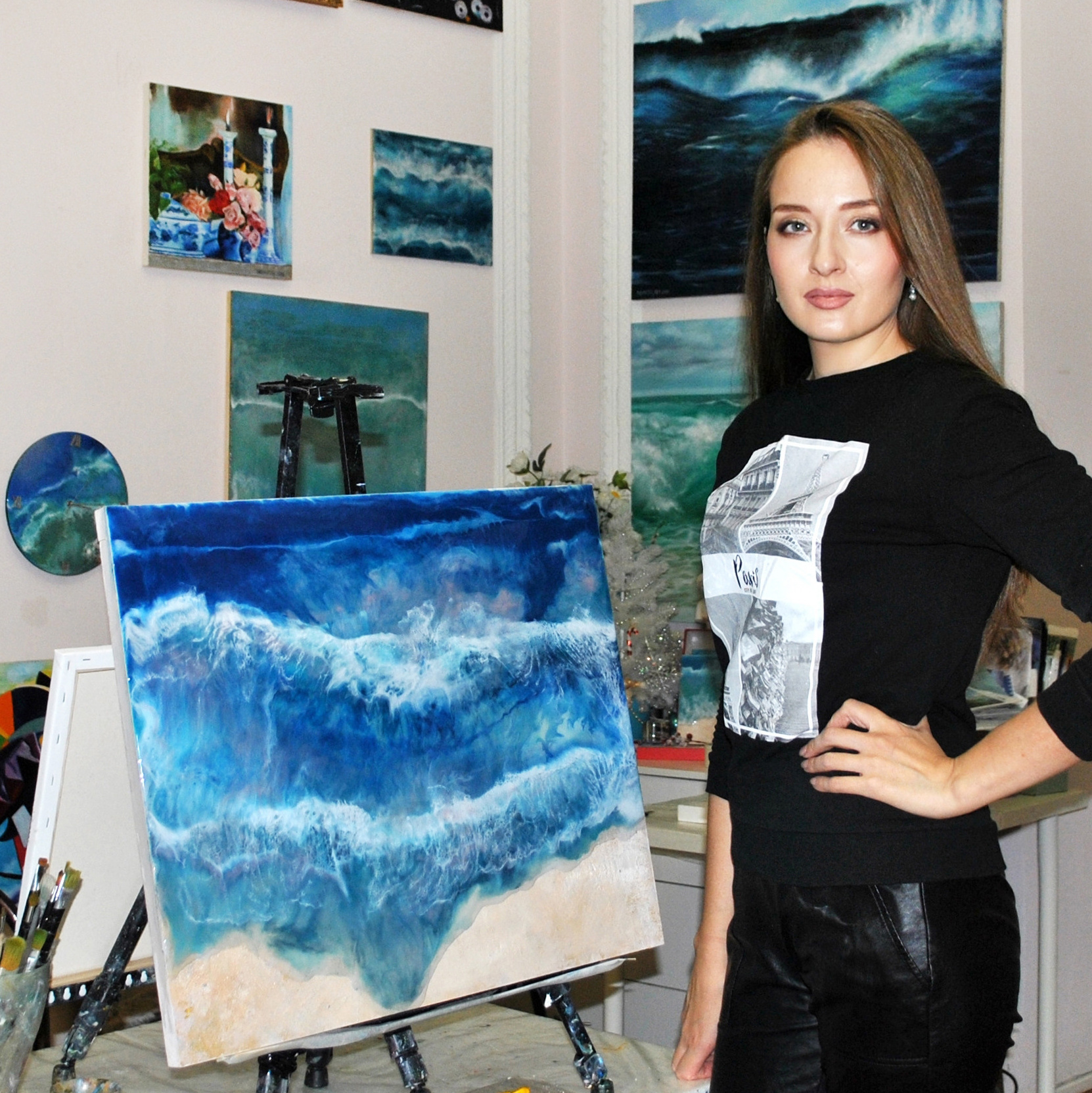 大師班. 根據照片訂購繪畫和肖像。藝術家 Sofia Rechling