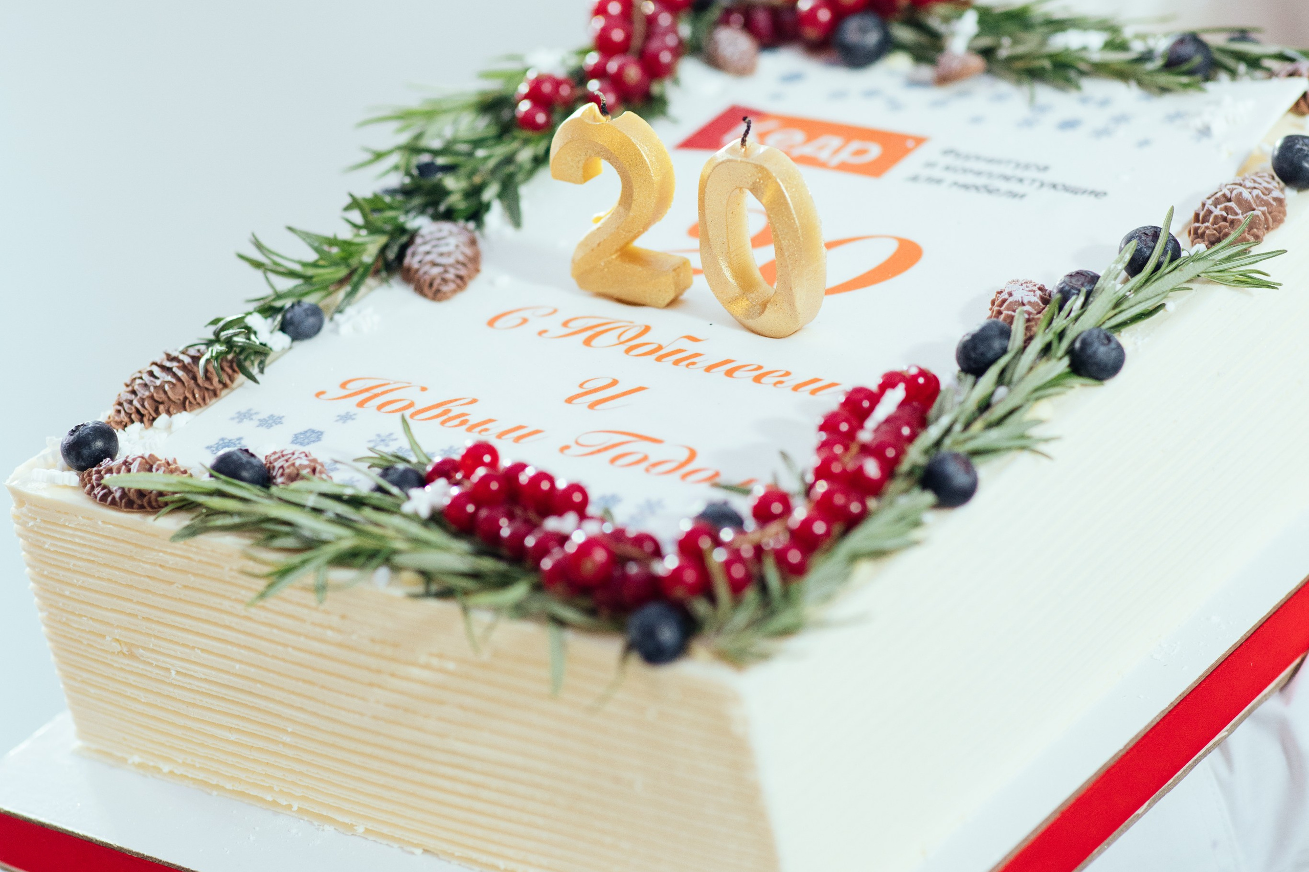 Торт на юбилей компании